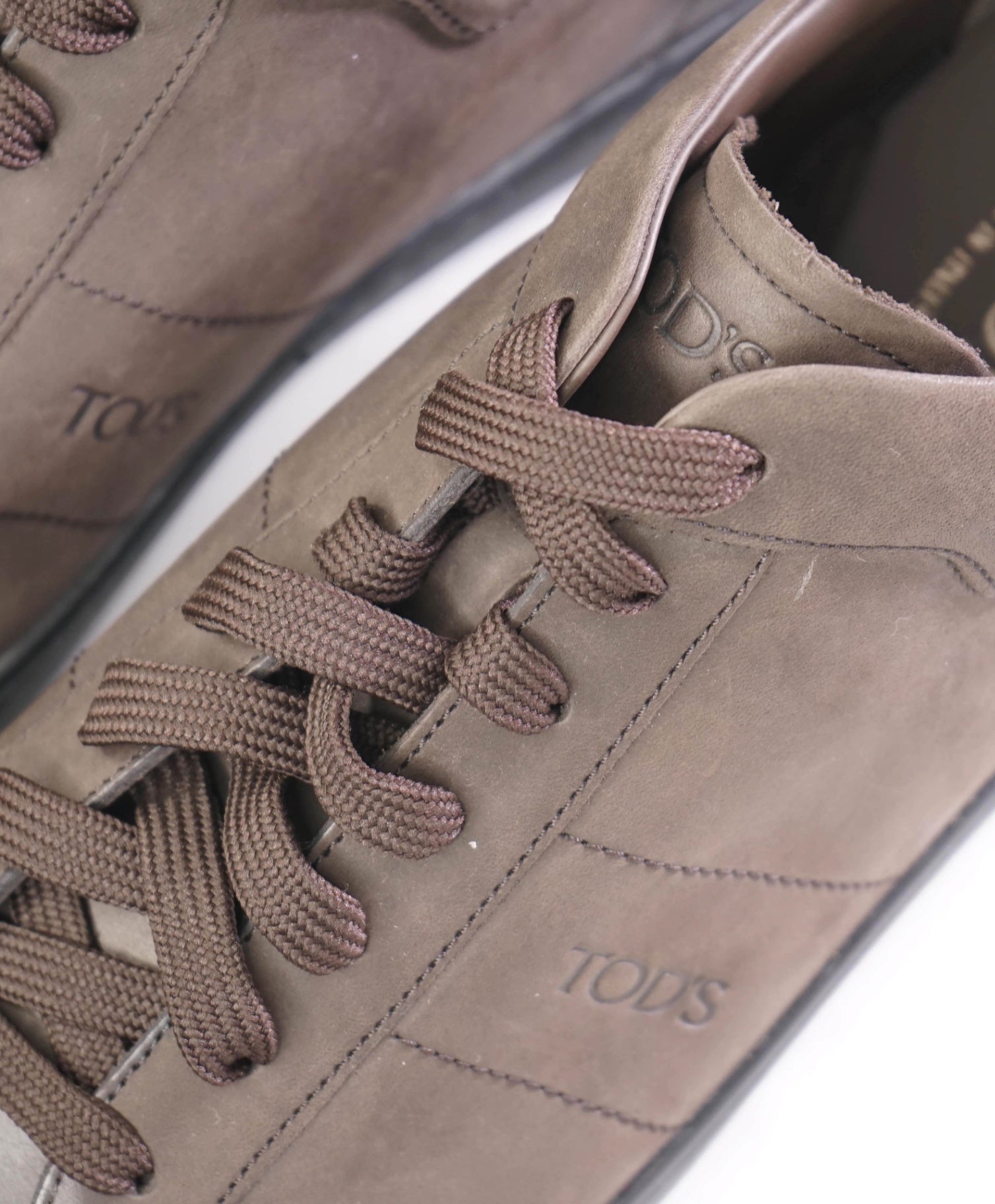$825 Tod's Brown Sneakers Ombre Leather US 13 (12UK)