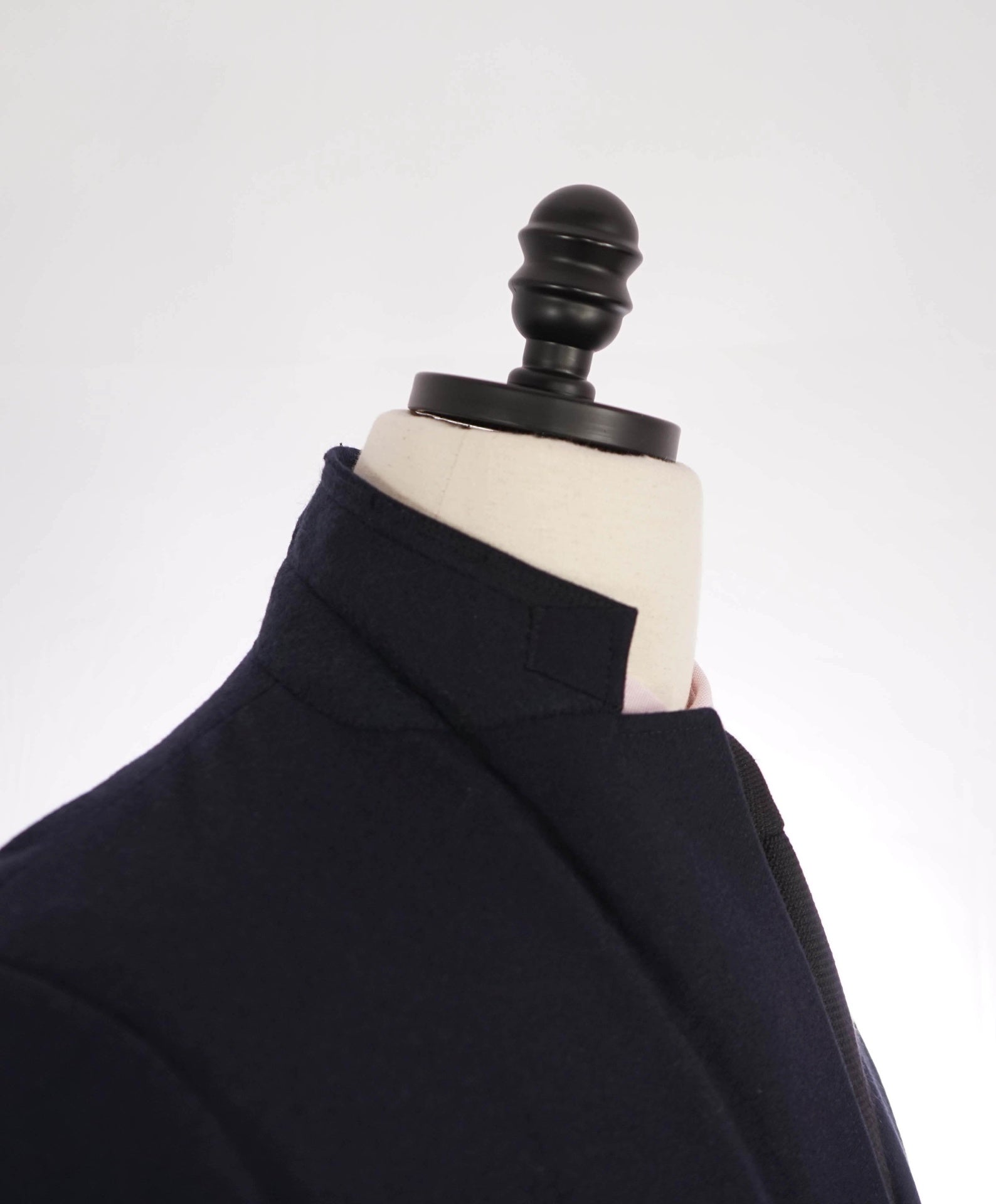 $2,895 Ralph Lauren Purple Label Navy Flannel Wool Blazer 38R