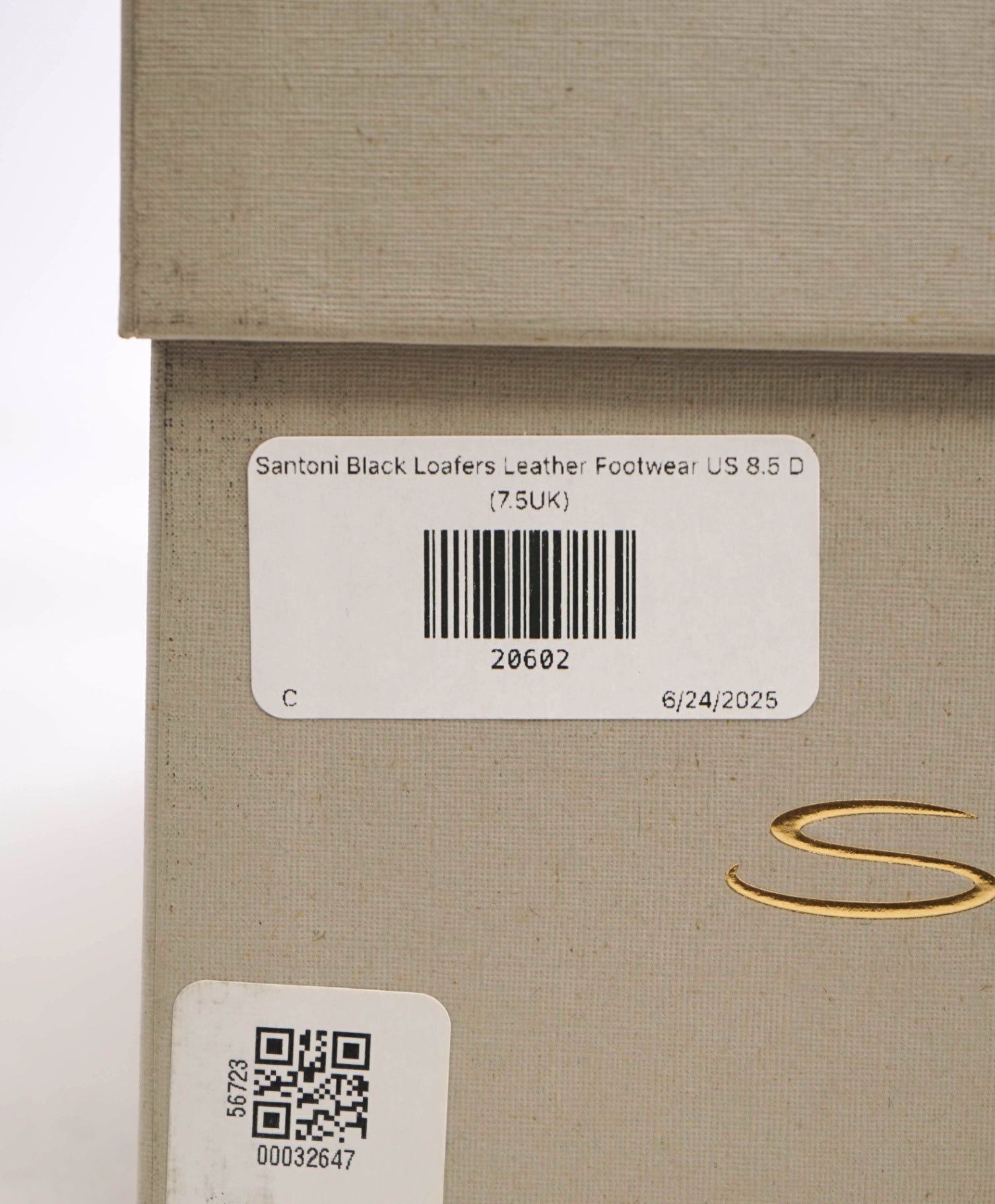 $800 Santoni Black Penny Loafers Leather Footwear US 7.5