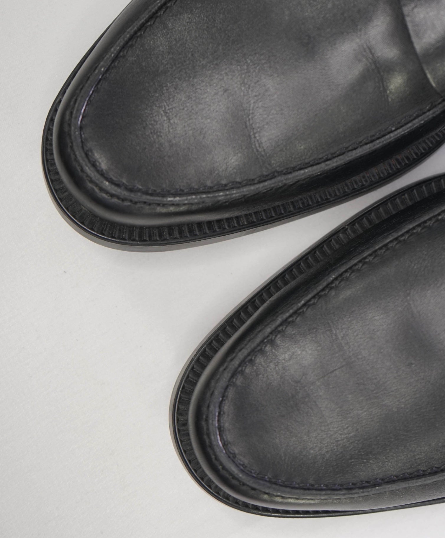 $825 TOD’S - “Boston” Black Leather Penny Loafers US 12.5 (11.5UK)