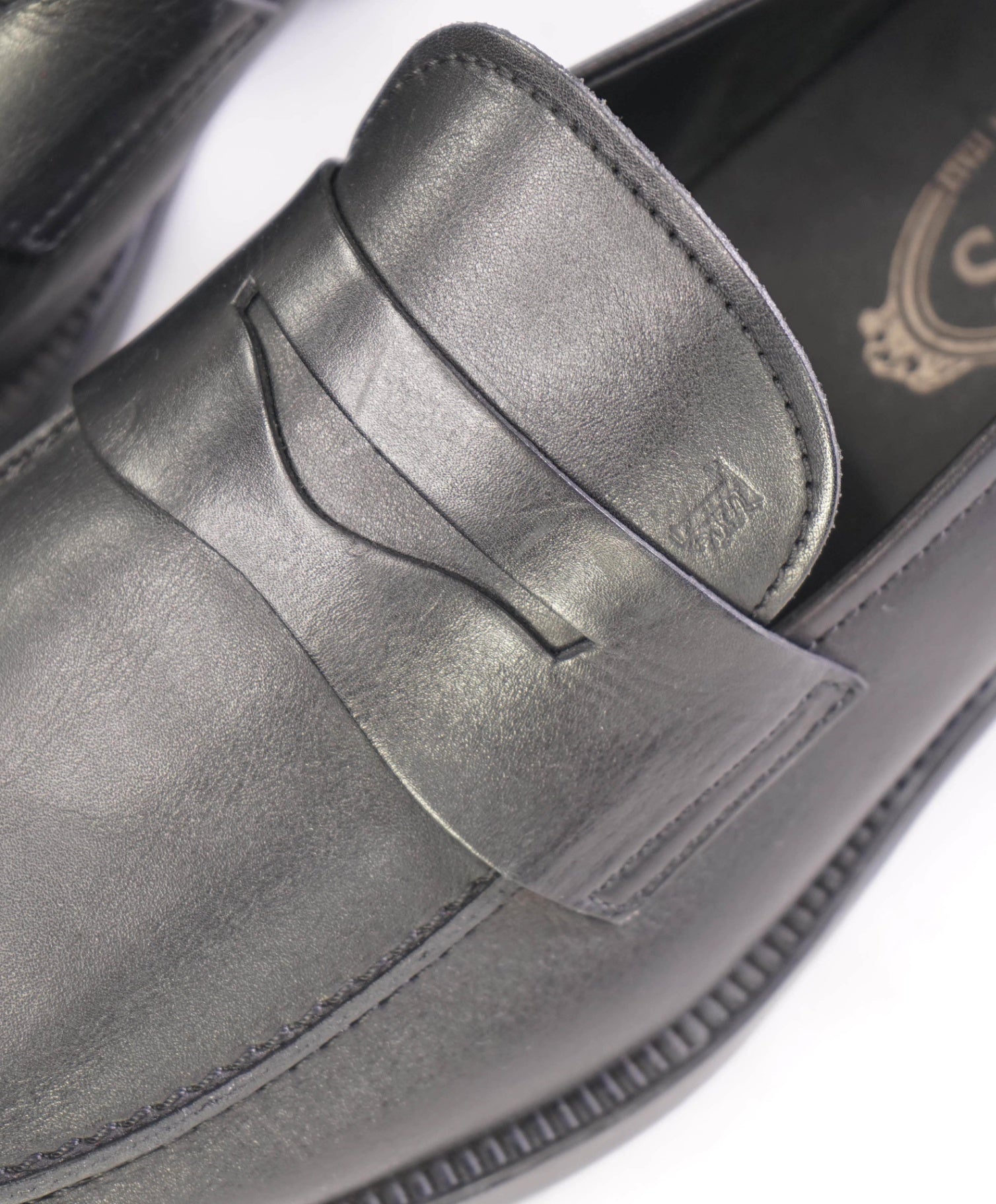 $825 TOD’S - “Boston” Black Leather Penny Loafers US 12.5 (11.5UK)