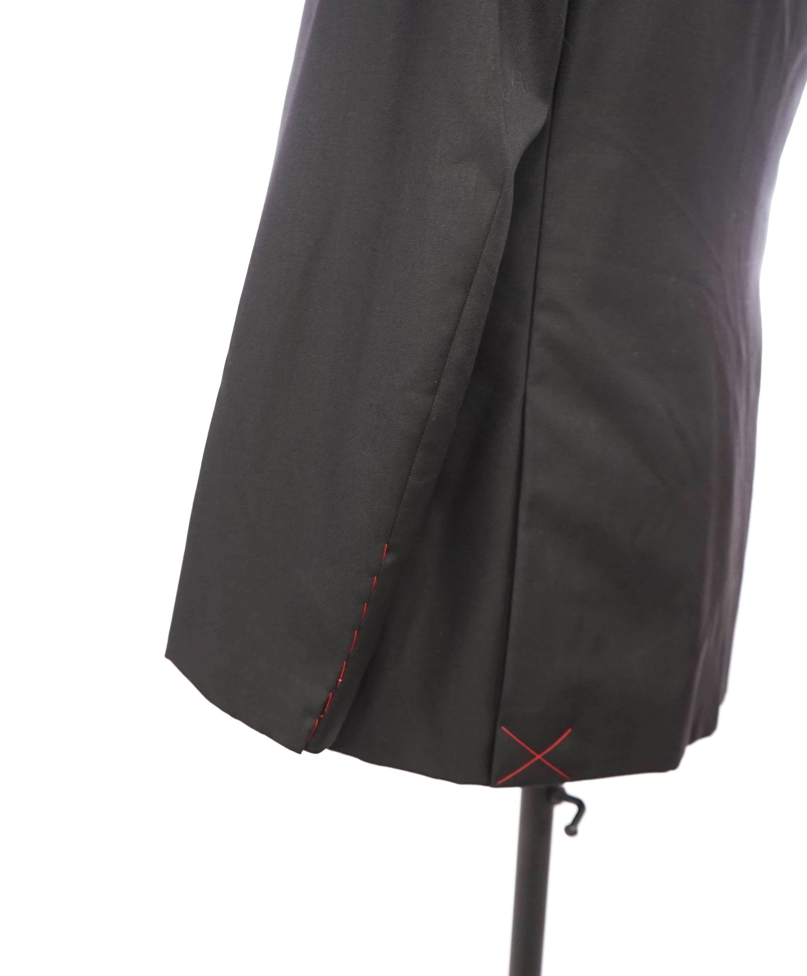 $3,000 ISAIA - PEAK LAPEL Black Wool Tuxedo Dinner Jacket Blazer 42S