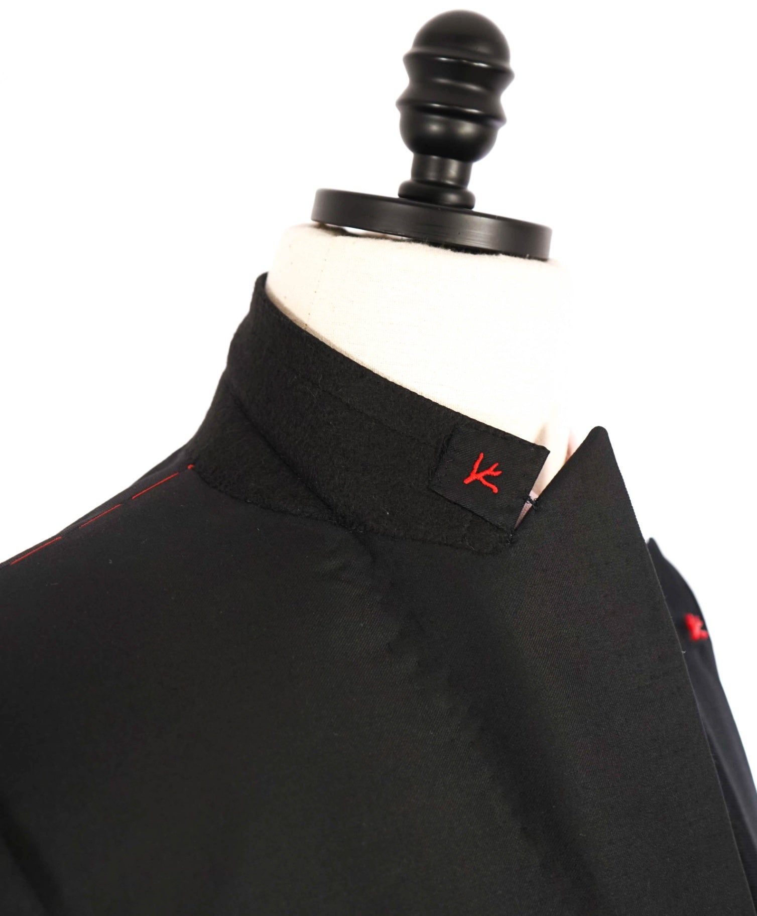 $3,000 ISAIA - PEAK LAPEL Black Wool Tuxedo Dinner Jacket Blazer 42S