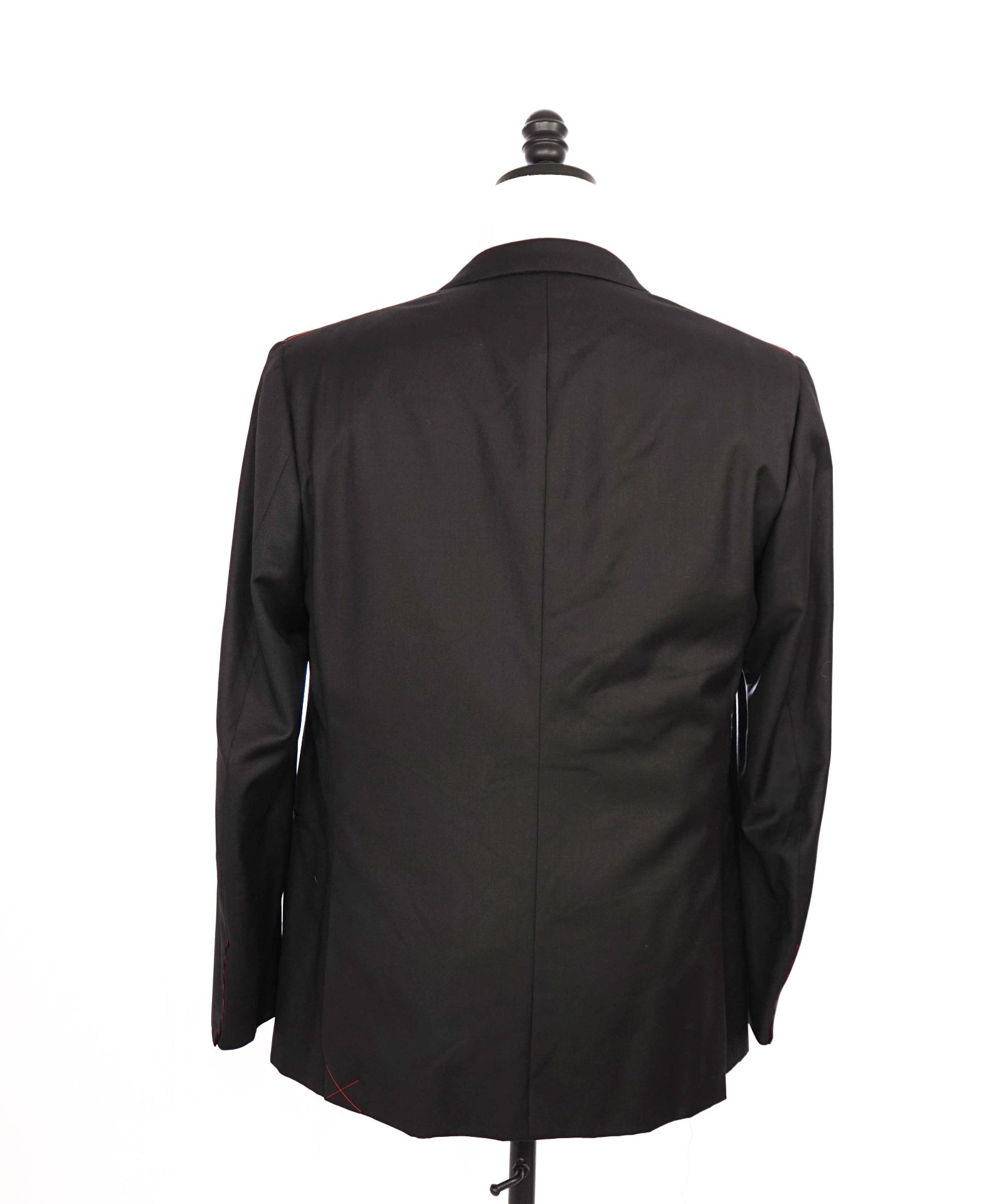 $3,000 ISAIA - PEAK LAPEL Black Wool Tuxedo Dinner Jacket Blazer 42S