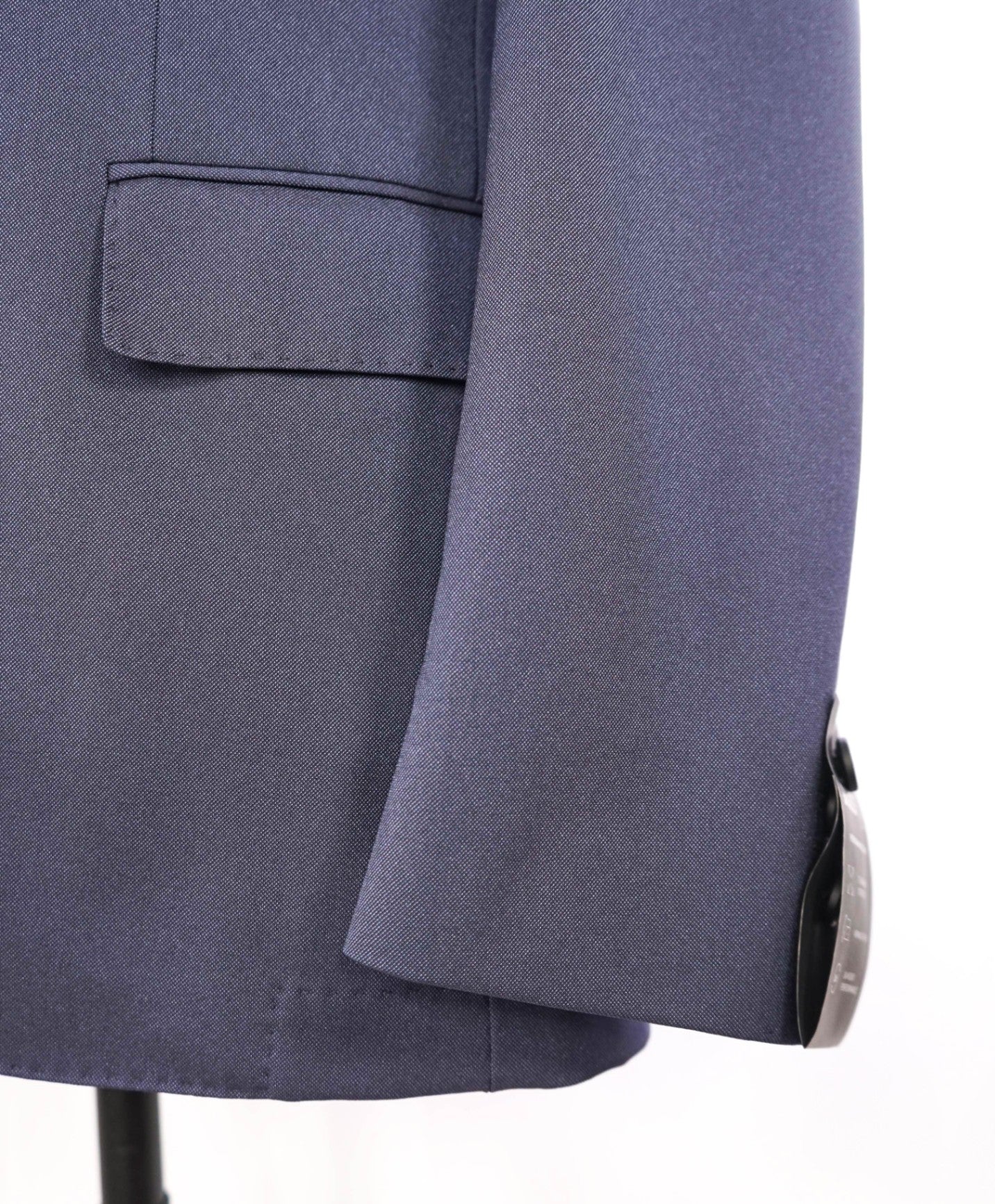 $825 HUGO BOSS Solid Blue Performance Stretch Packable Suit 38S