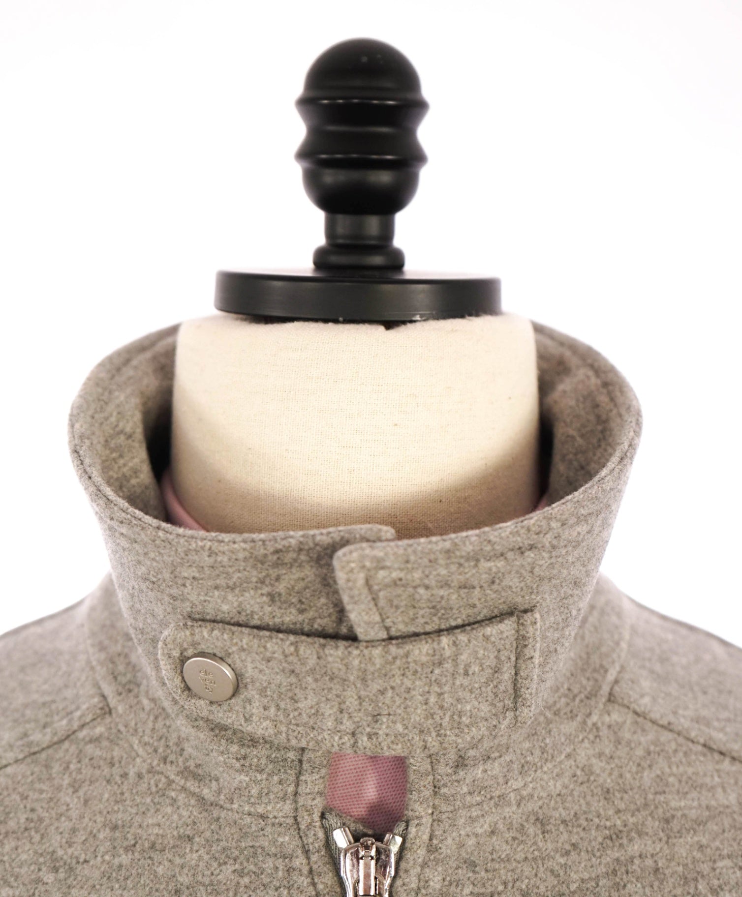 $995 Eleventy Grey ZEGNA Wool/Cashmere Bomber Jacket 40R (M)