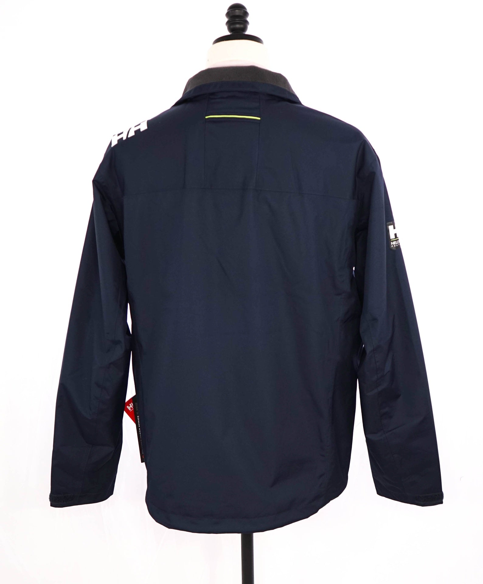 $175 Helly Hansen Tech Solid Navy Polyester/Fleece Jacket Coat L