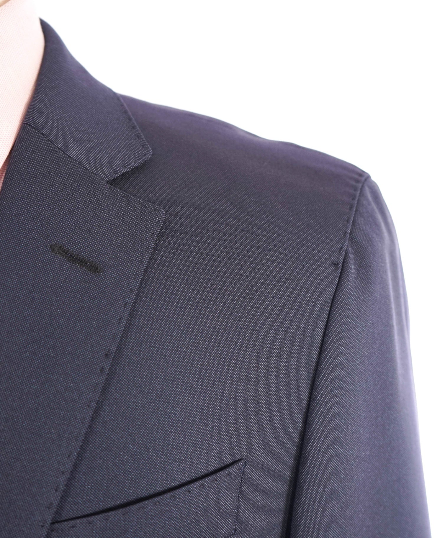 $825 HUGO BOSS Solid Blue Performance Stretch Packable Suit 38S