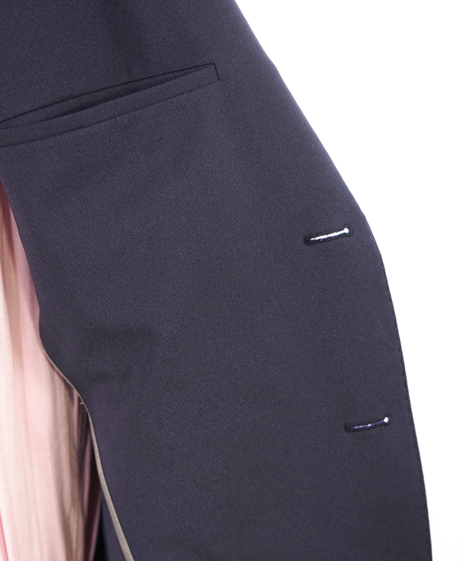 $825 HUGO BOSS Solid Blue Performance Stretch Packable Suit 38S