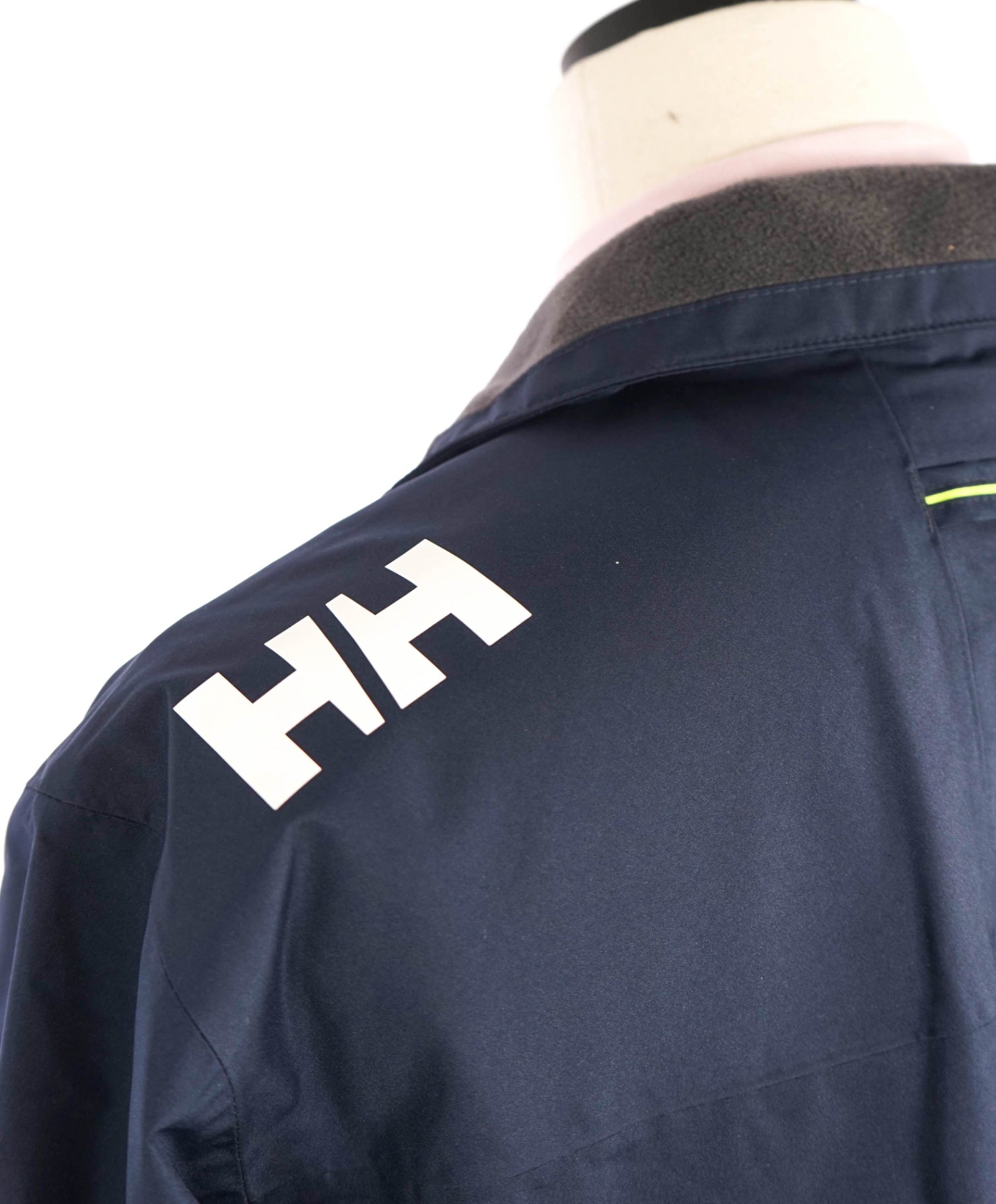 $175 Helly Hansen Tech Solid Navy Polyester/Fleece Jacket Coat L