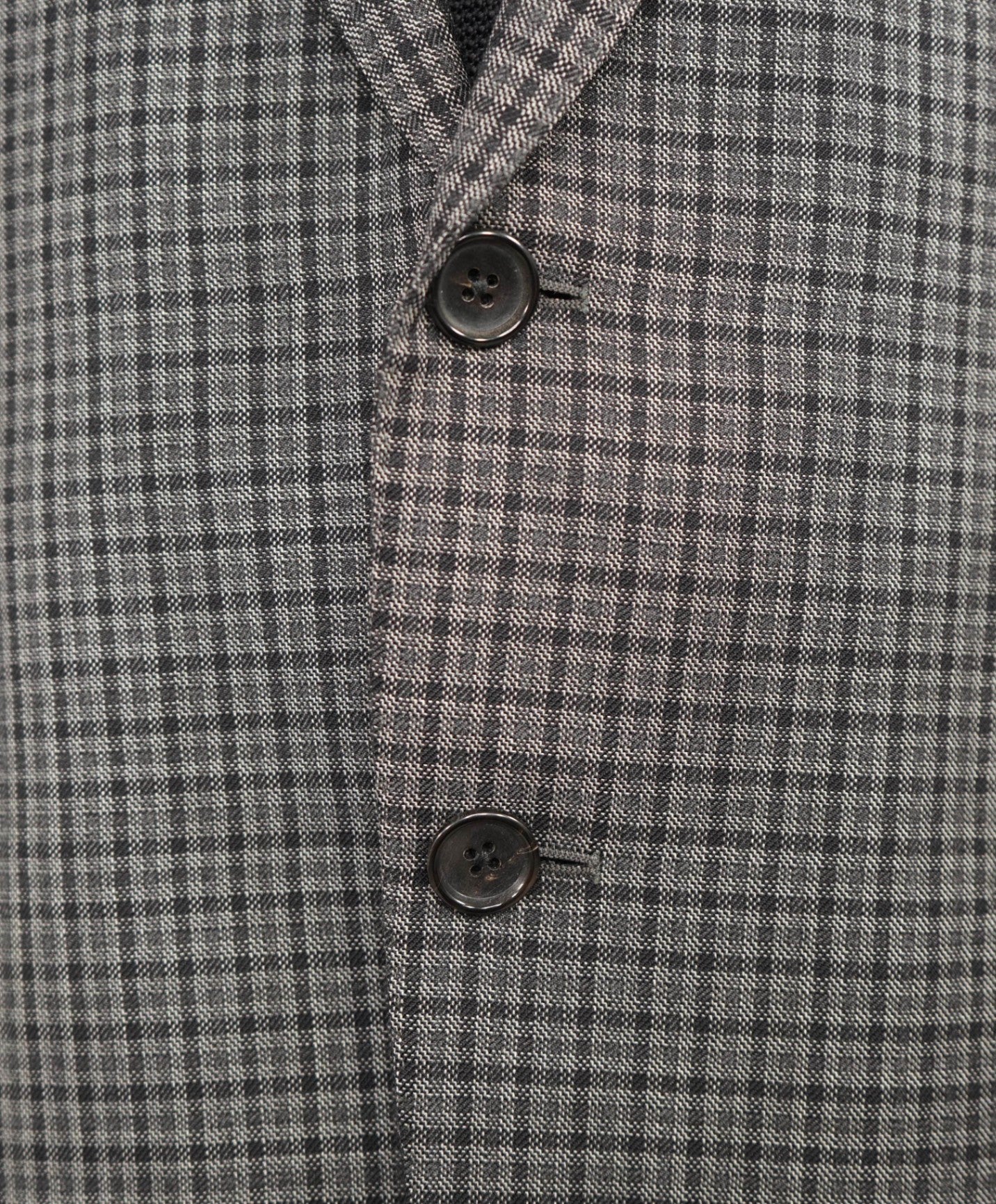 $5,970 TOM FORD - 2-Piece "FIT Y" Gray Gingham Check Suit - 42R