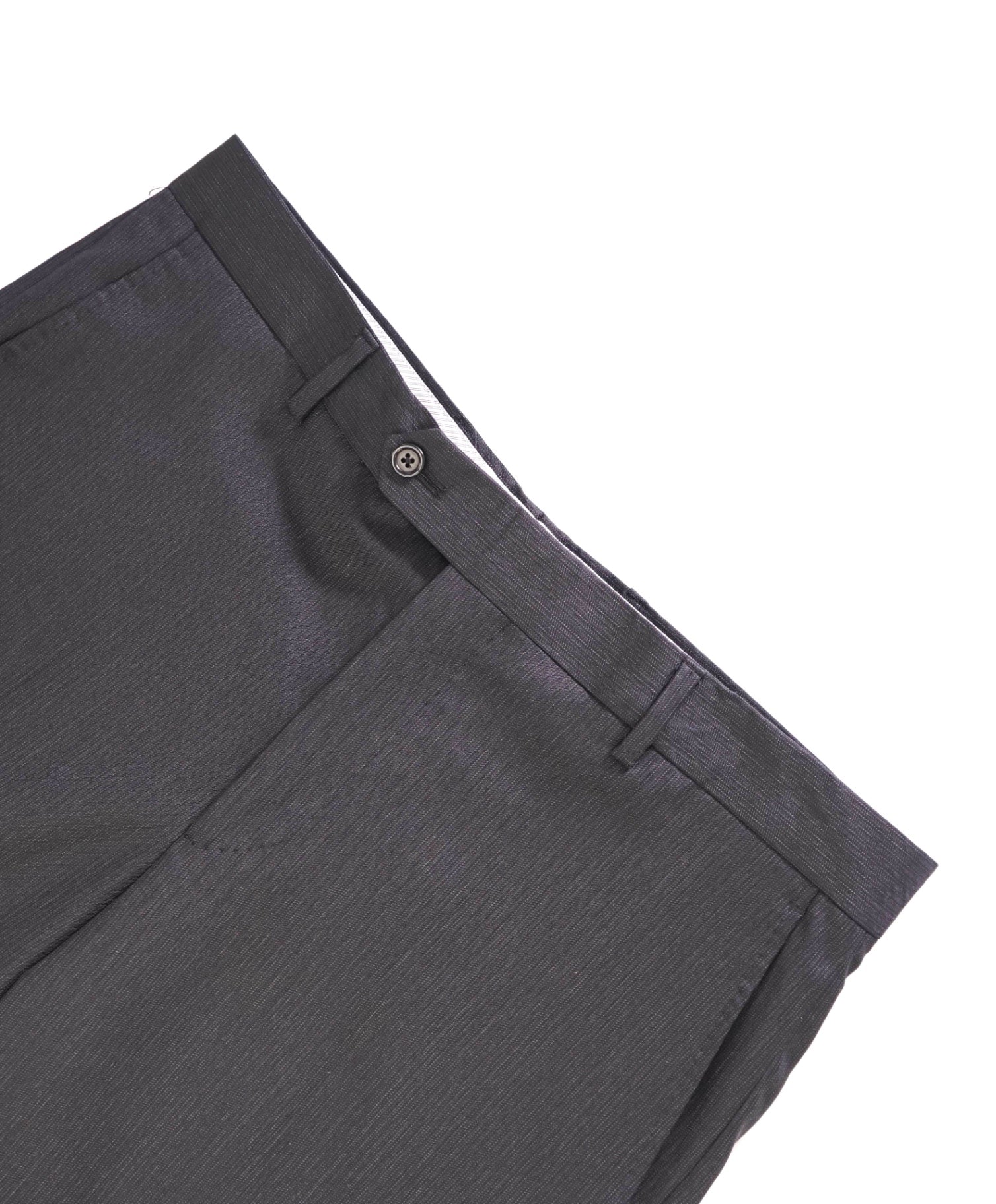 $400 Saks Fifth Avenue Black Textured Chalk Stripe Wool Pants 34W