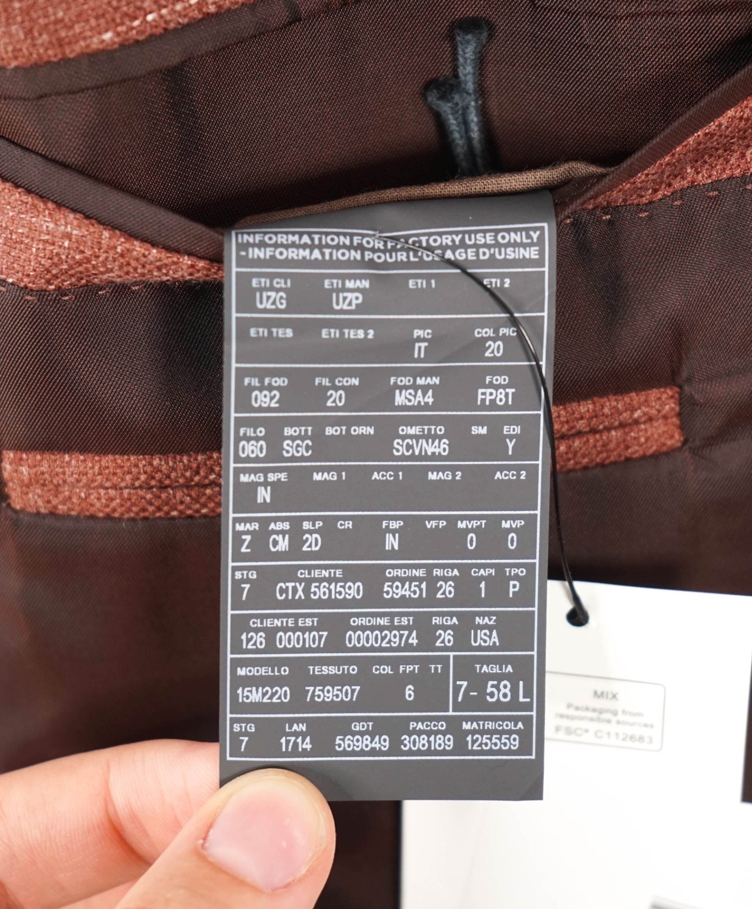 $2,995 Ermenegildo Zegna Solid Red Cashmere/Silk/Linen Blazer 48L