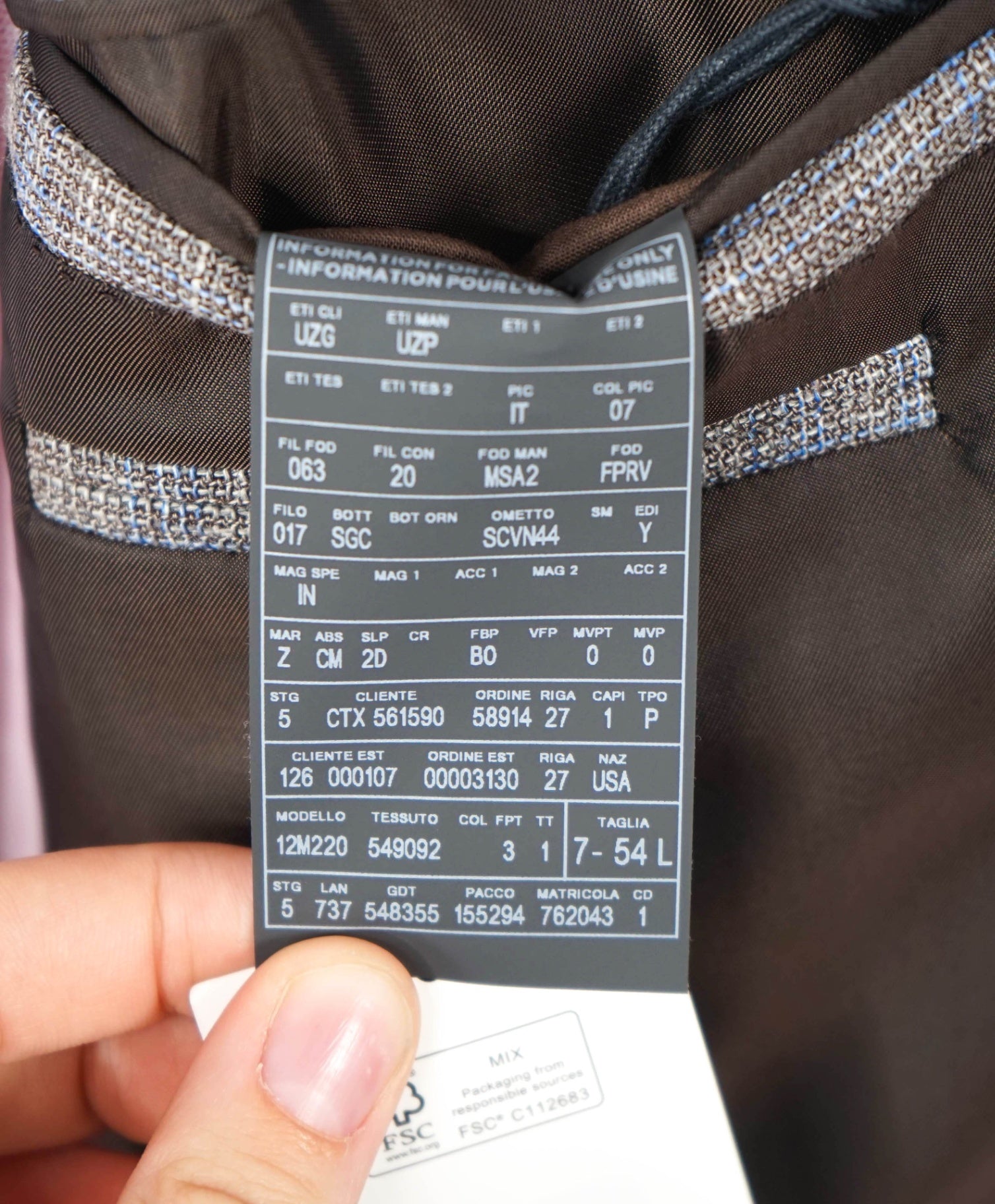 $2,595 Ermenegildo Zegna Grey/Blue Plaid Wool/Linen/Silk Blazer 44L