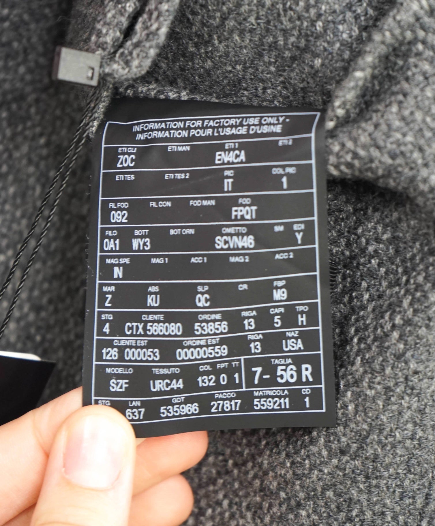 $4,950 Ermenegildo Zegna Grey PURE OASI CASHMERE Blazer 46R