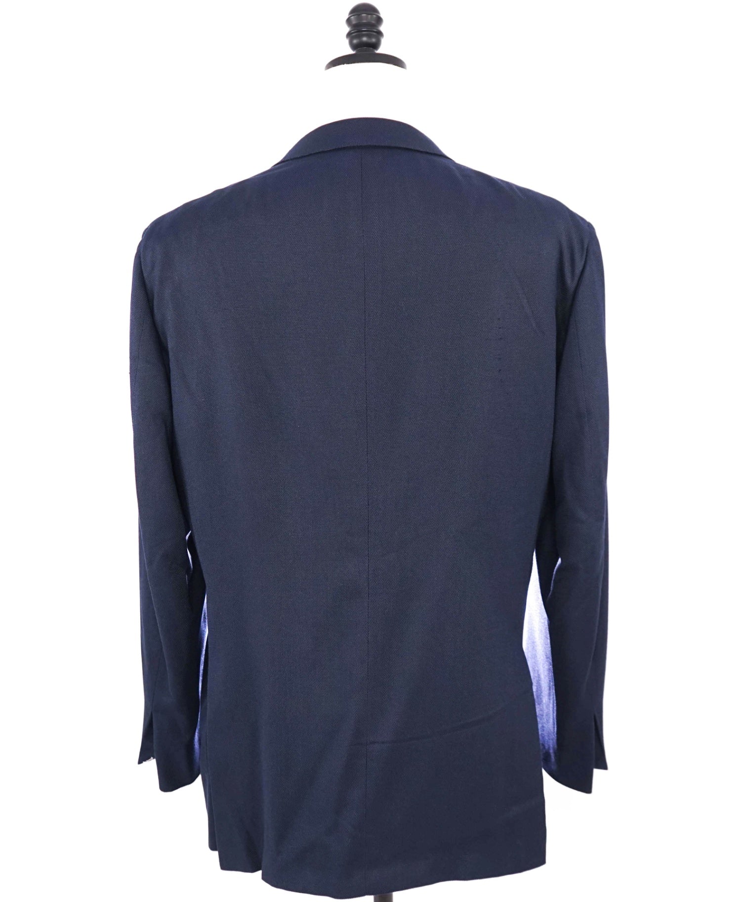 2,695 Ermenegildo Zegna Iconic PURE SILK Navy Blazer 48L