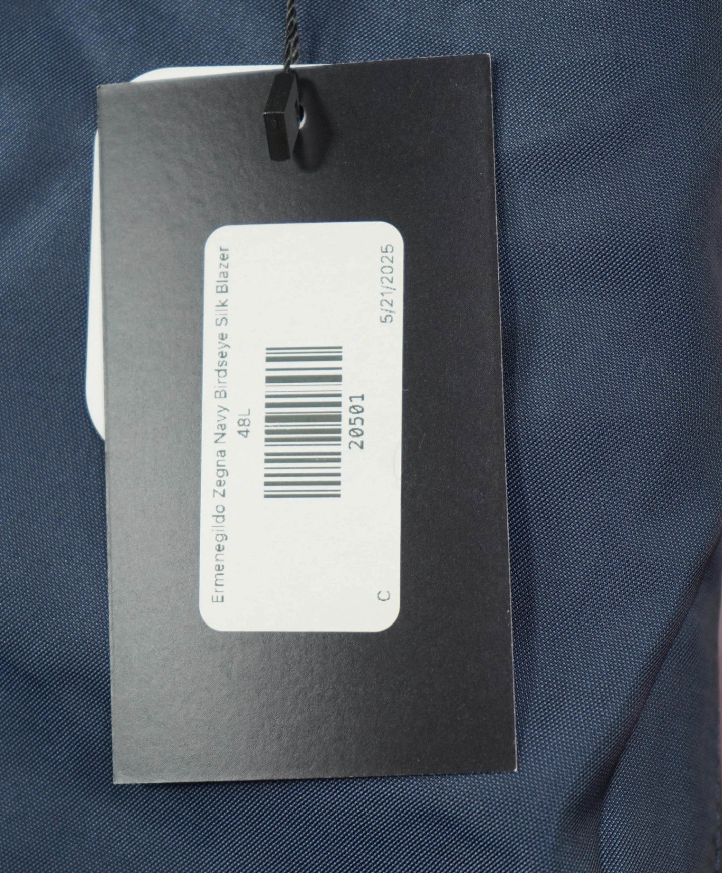 2,695 Ermenegildo Zegna Iconic PURE SILK Navy Blazer 48L