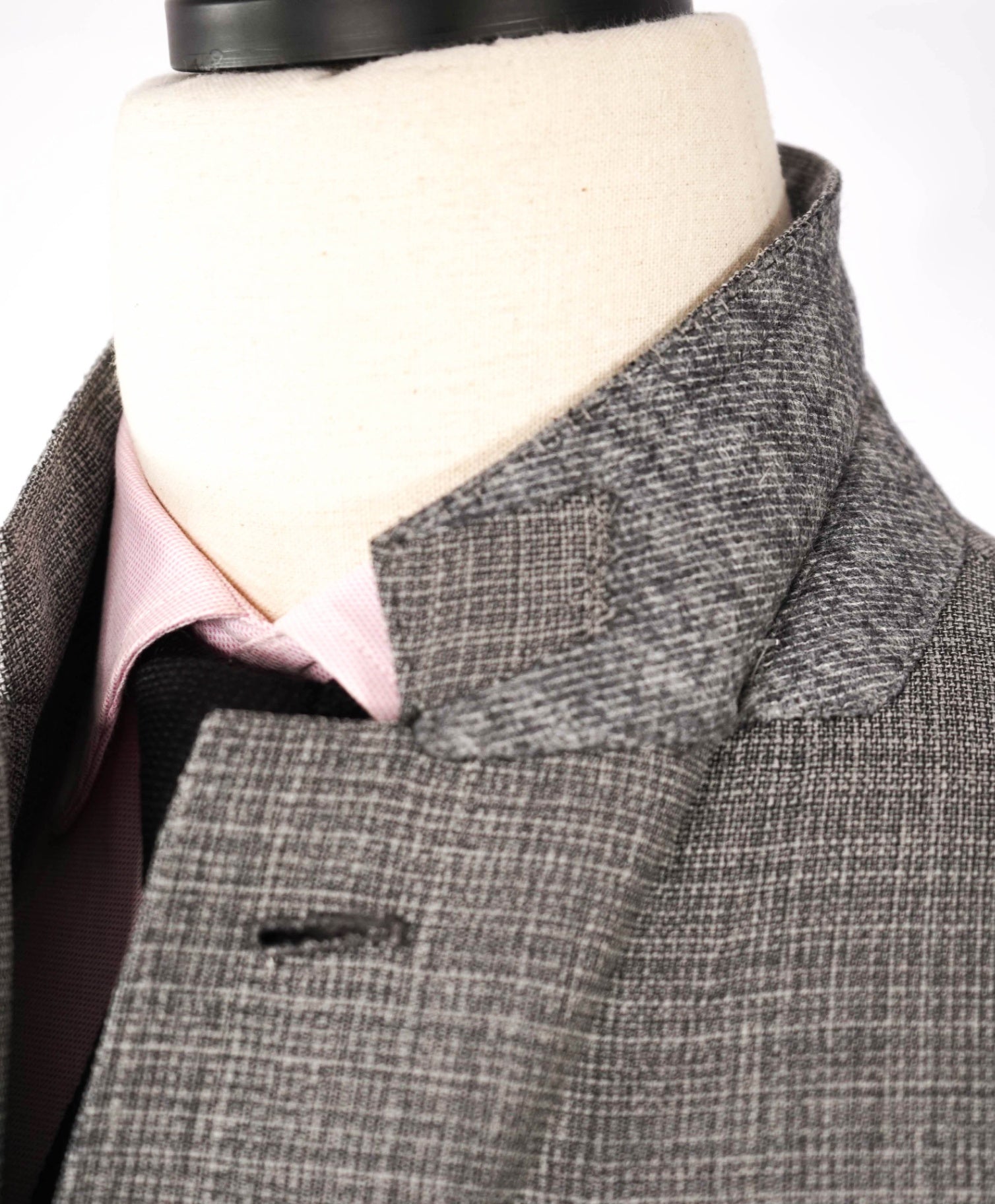 $3,295 Ermenegildo Zegna "TROFEO" Textured Grey Wool Blazer 46R