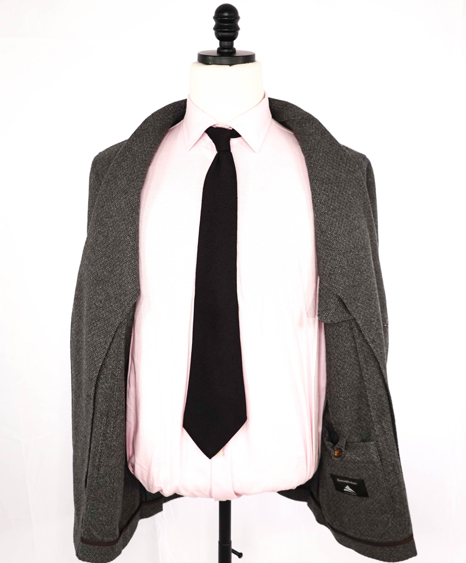 $4,950 Ermenegildo Zegna Grey PURE OASI CASHMERE Blazer 46R