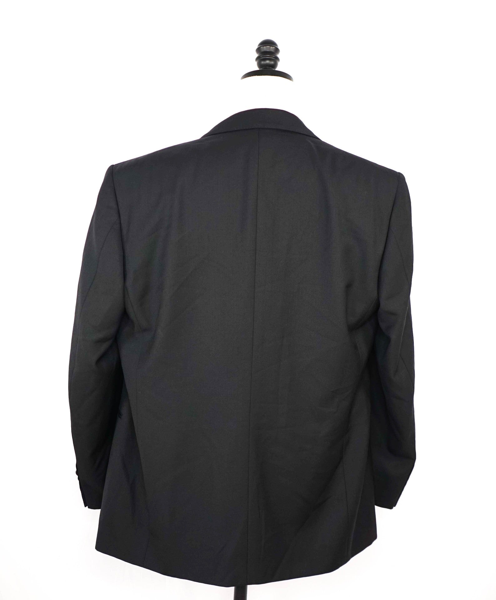 $2,195 CANALI - Black *CLOSET STAPLE* Notch Lapel Tuxedo Suit - 44R