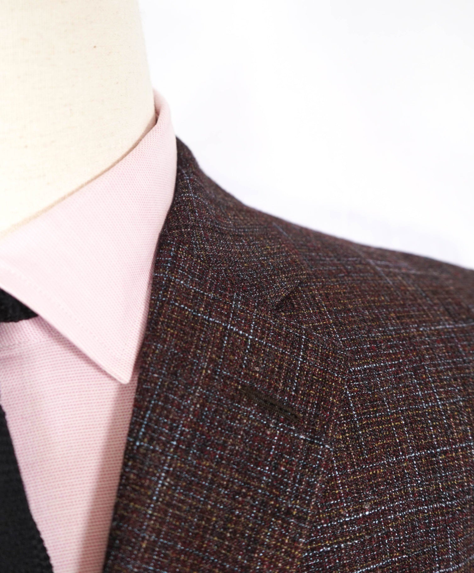 $995 Saks Fifth Avenue Brown/Blue/Red BAMBOO Blazer 44R