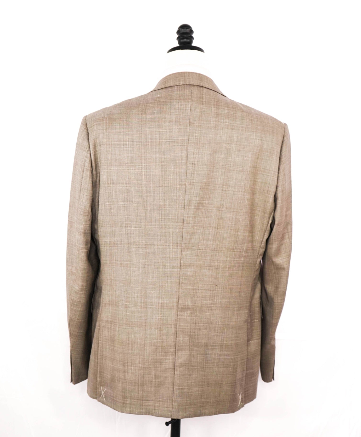 $4,950 ZEGNA "TROFEO SUMMER" Beige Wool/Linen/Silk Suit 44R