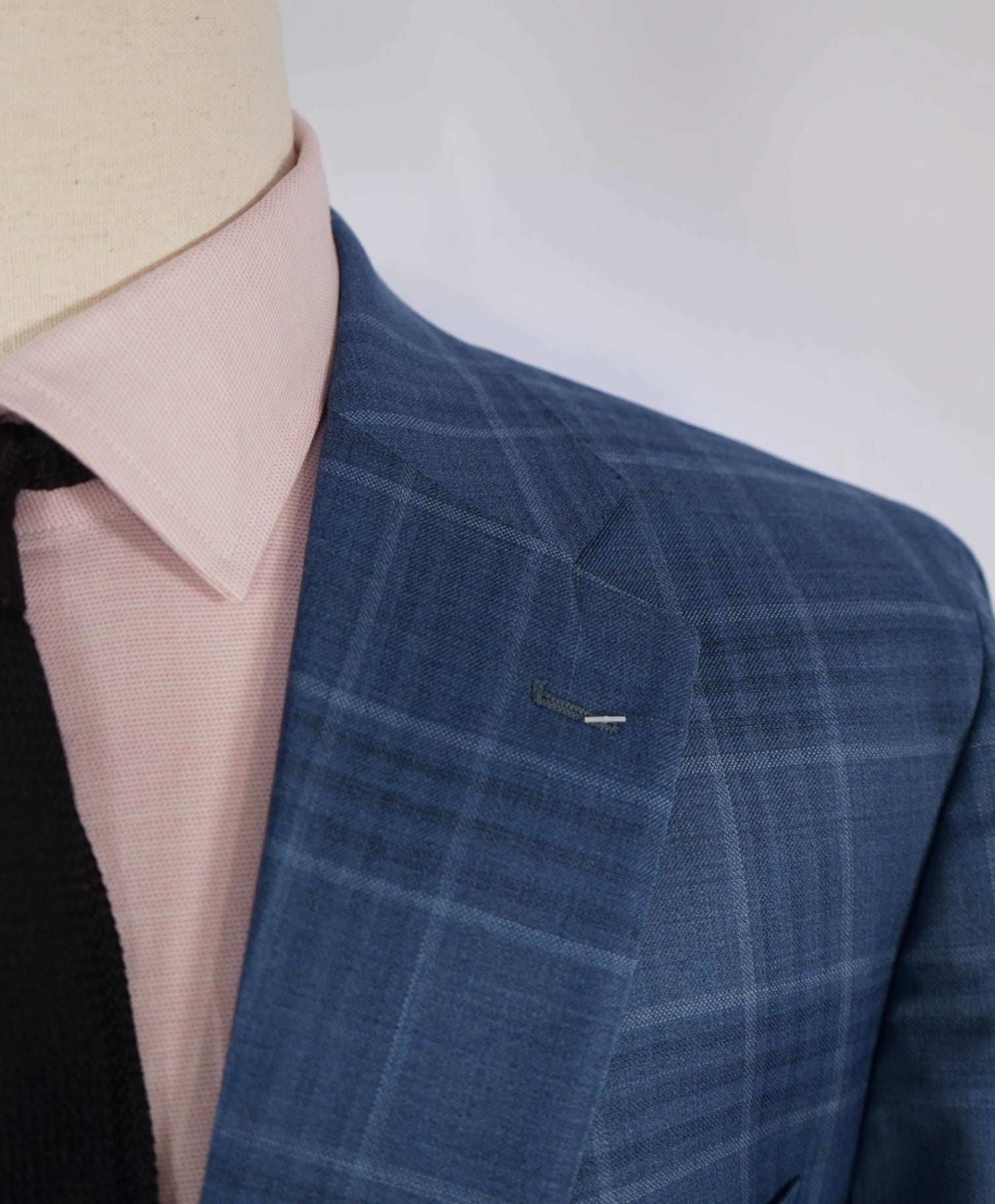 $995 ZEGNA For Saks Fifth Light Blue Wool/Silk Patch Pocket Blazer 44R