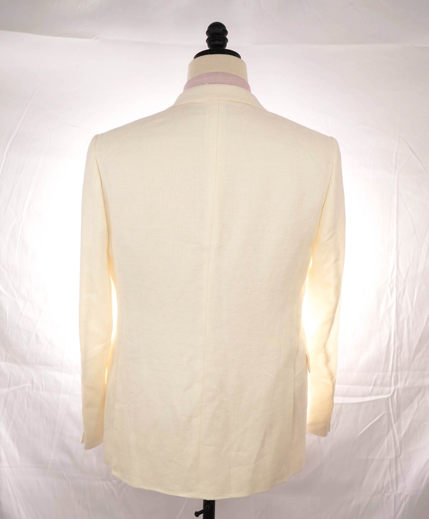 $2,995 Ermenegildo Zegna "CROSSOVER" Ivory Linen/Wool/Silk Blazer 40R