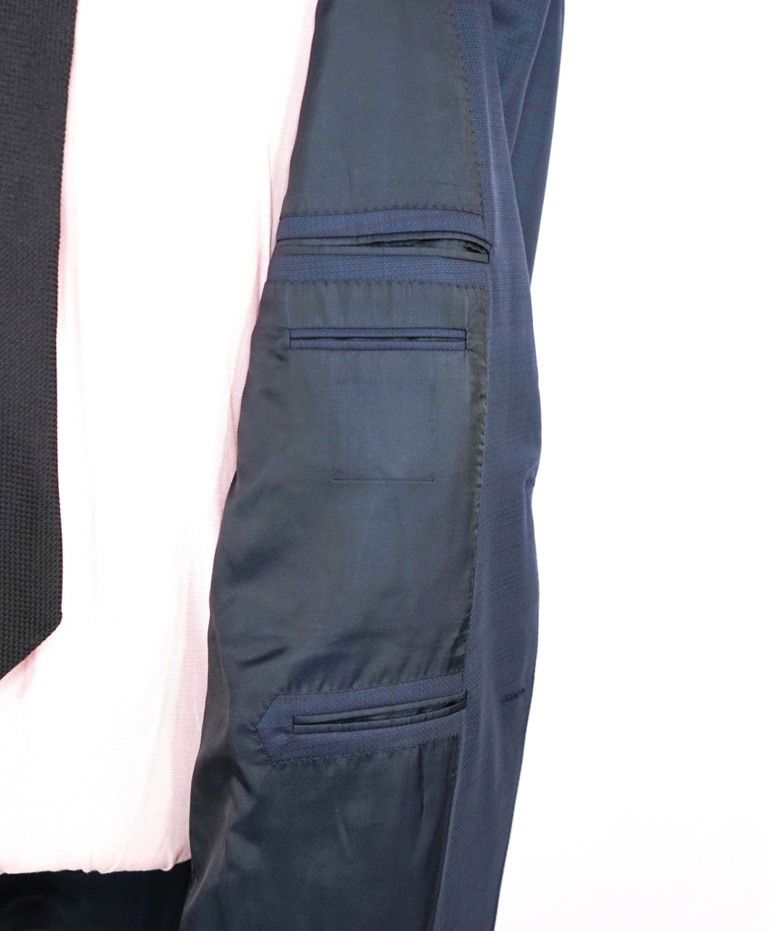 $4,995 Ermenegildo Zegna Blue Check "15 MILMIL 15" Wool Suit 48L