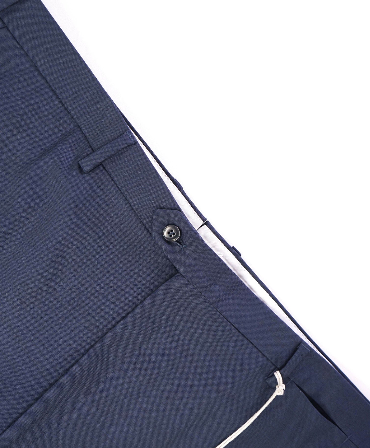 Brioni Solid Navy Wool Pants 44W