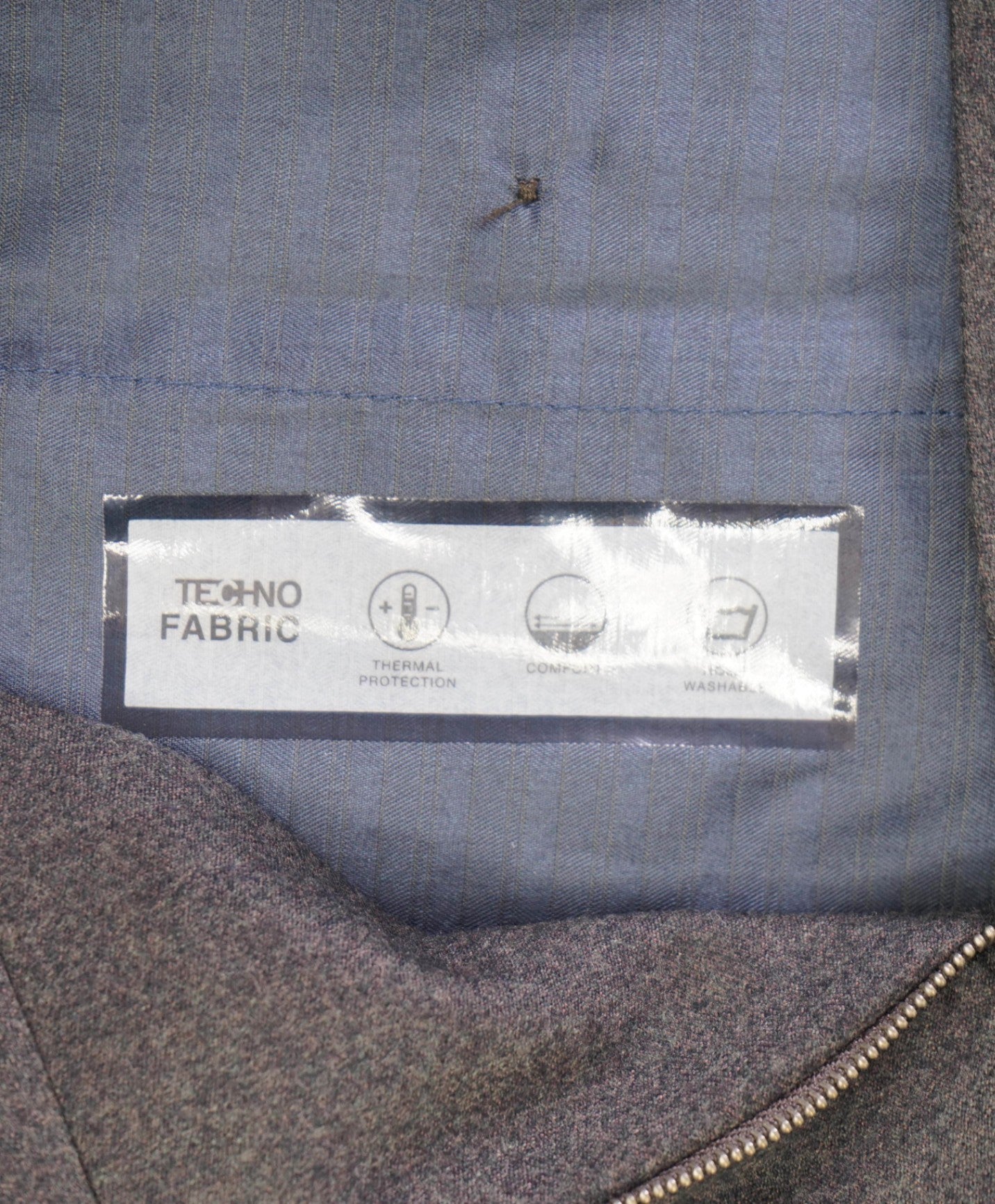 $450 INCOTEX Solid Grey Flannel Flat Front Dress Pants 38W