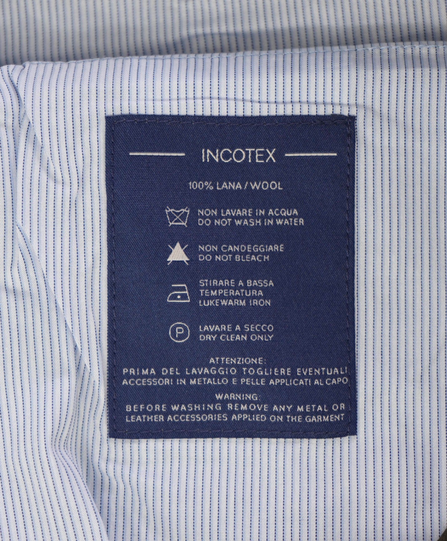 $450 INCOTEX Solid Olive Green Wool Flat Front Dress Pants 38W