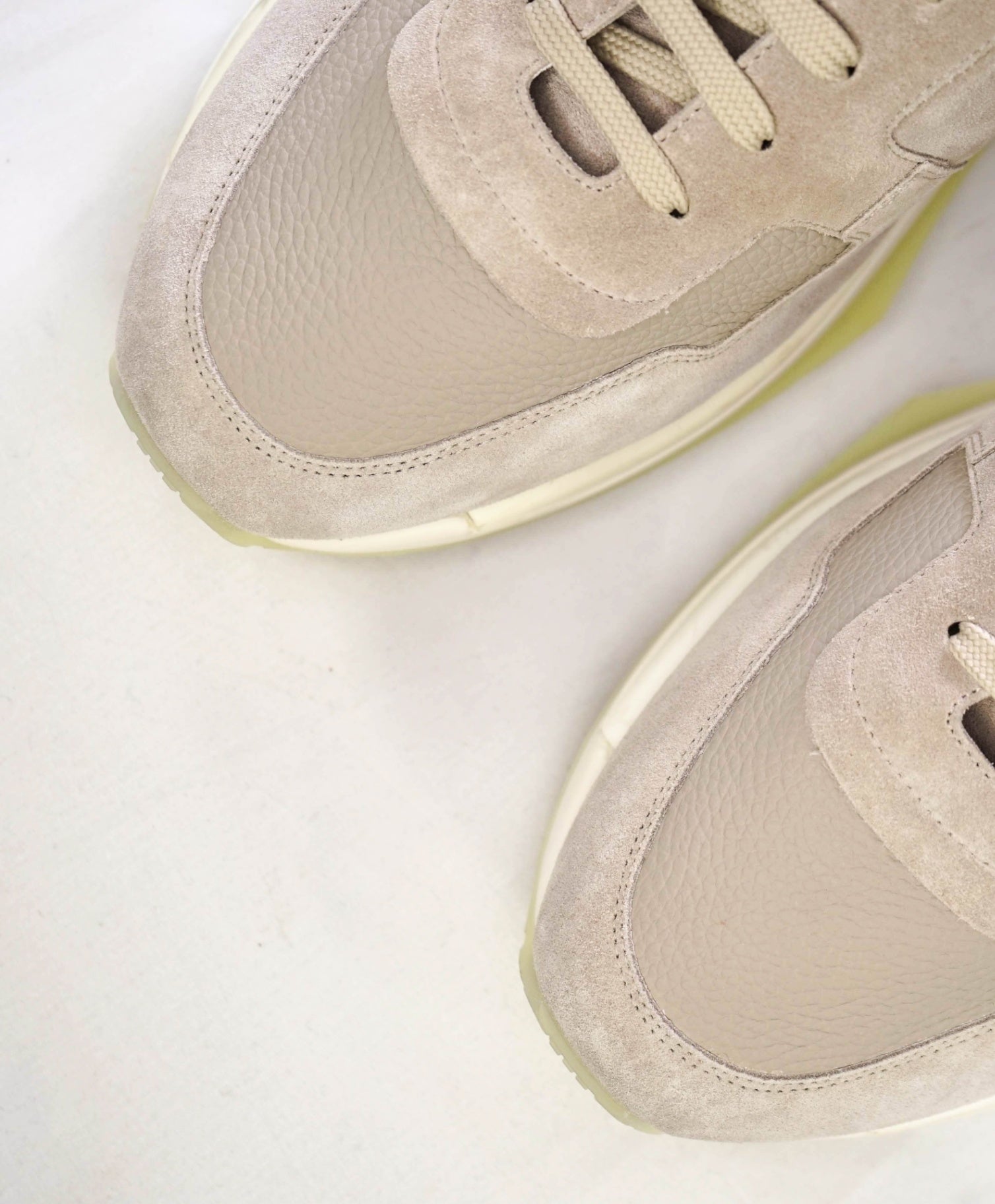 $850 Salvatore Ferragamo Grey Sneakers Suede Footwear 11 M