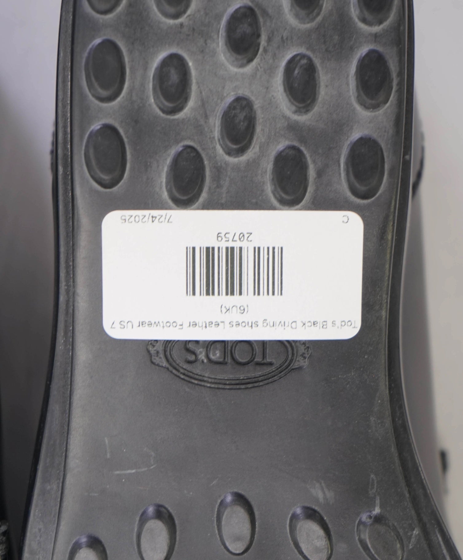 $795 Tod's Black Leather Driving Detail Loafers US 7 (6UK)