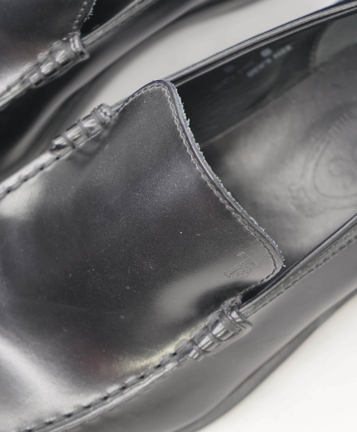 $795 Tod's Black Leather Driving Detail Loafers US 7 (6UK)
