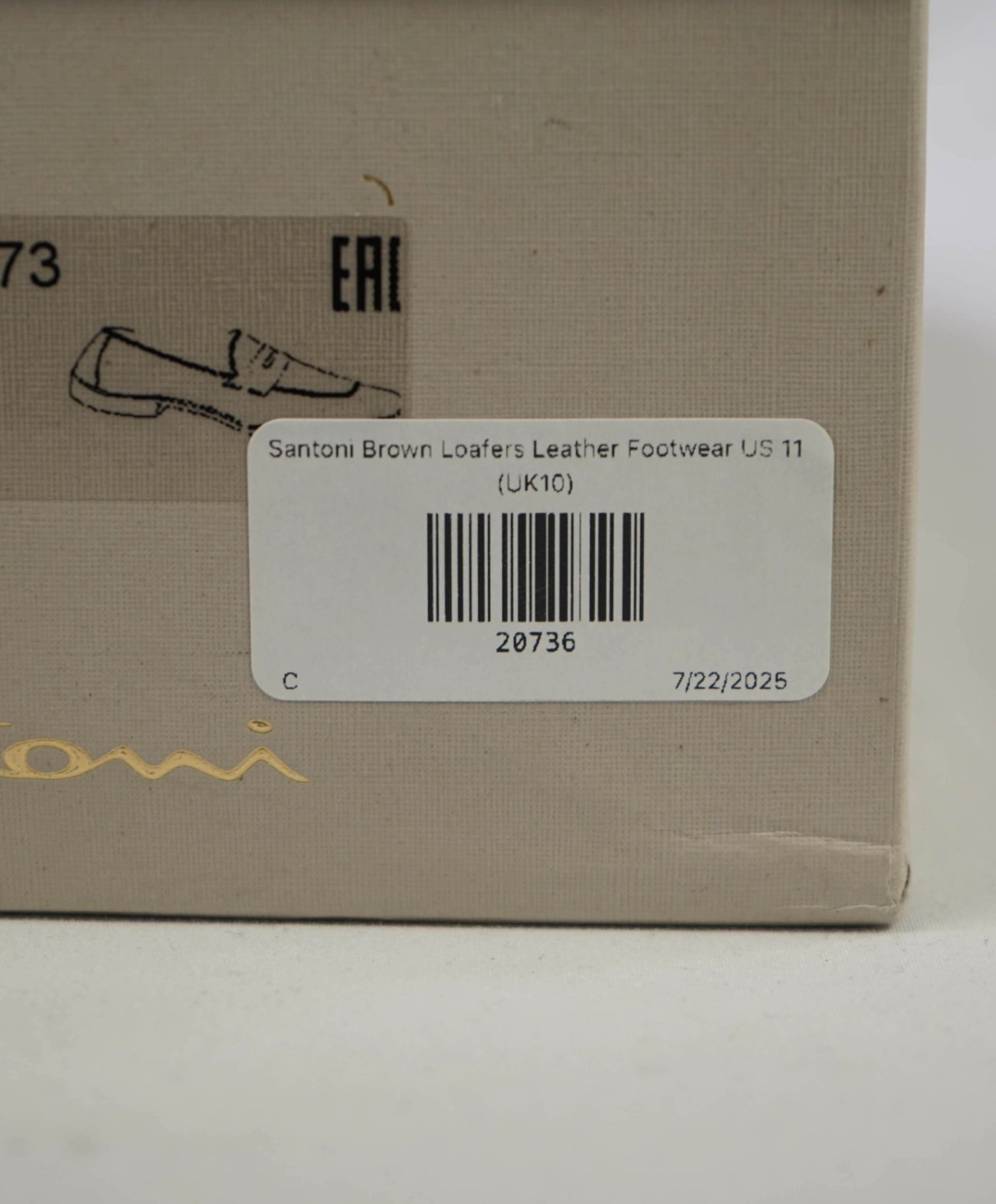 $1,295 Santoni "GOODYEAR" Brown Braided Lug Sole Loafer US 11 (UK10)