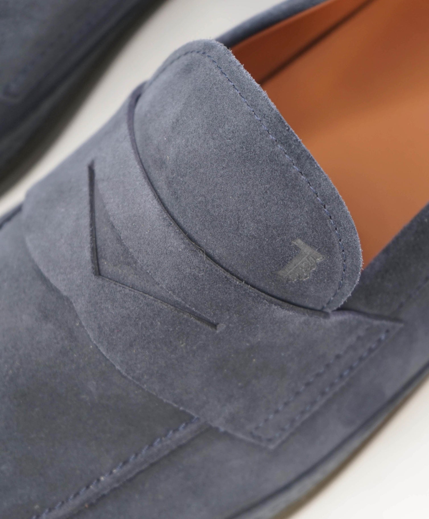 $1,045 Tod's Navy Espadrille Suede Driving Loafers US 11 (UK10)