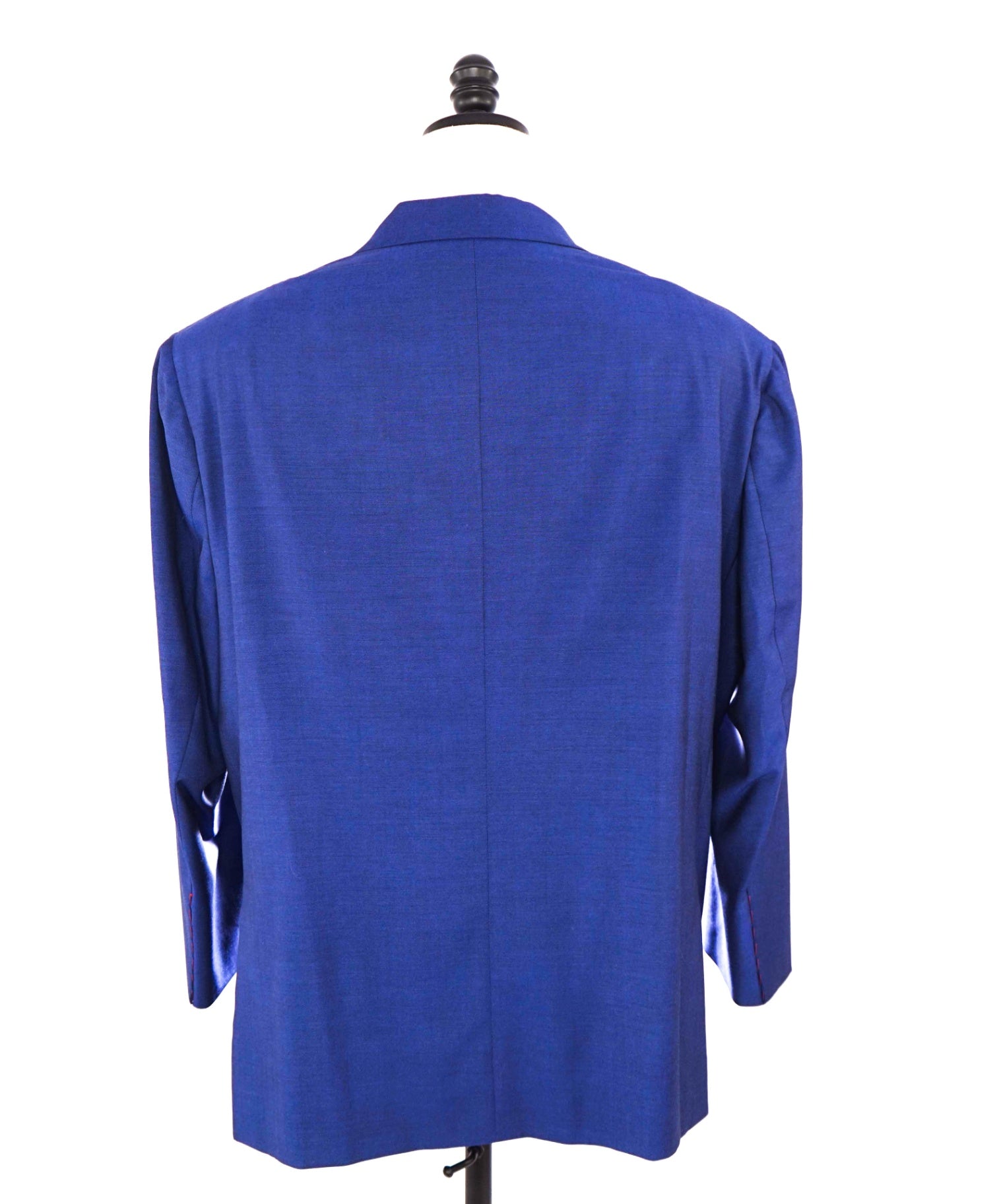 $6,500 ISAIA Solid Royal Blue CUSOTM MADE Wool/Mohair Blazer 50S US