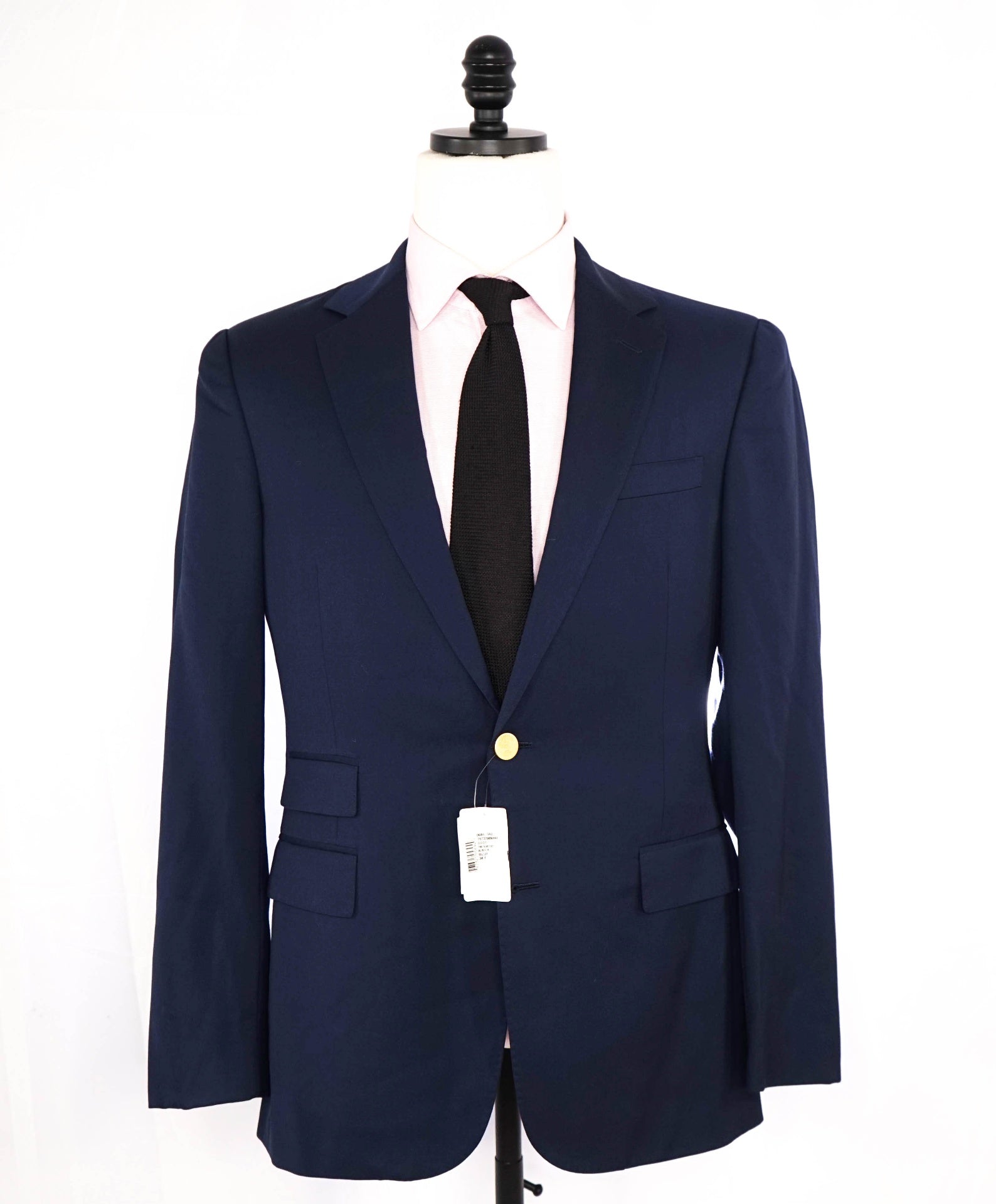 $2,395 RALPH LAUREN PURPLE LABEL - Gold Button Classic Blazer -38R