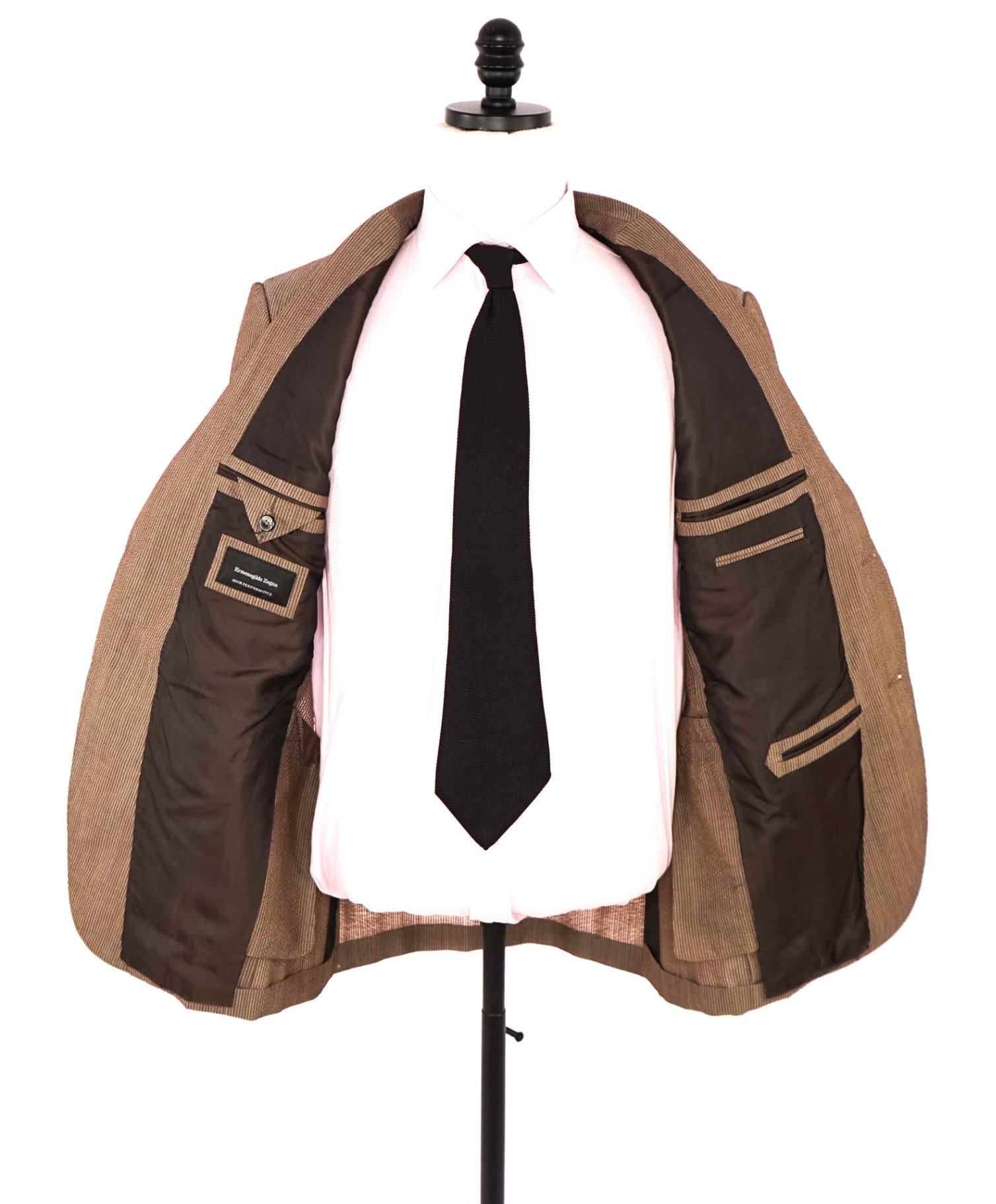 $3,290 ZEGNA "High Performance" Seersucker Wool/Silk Blazer 42R