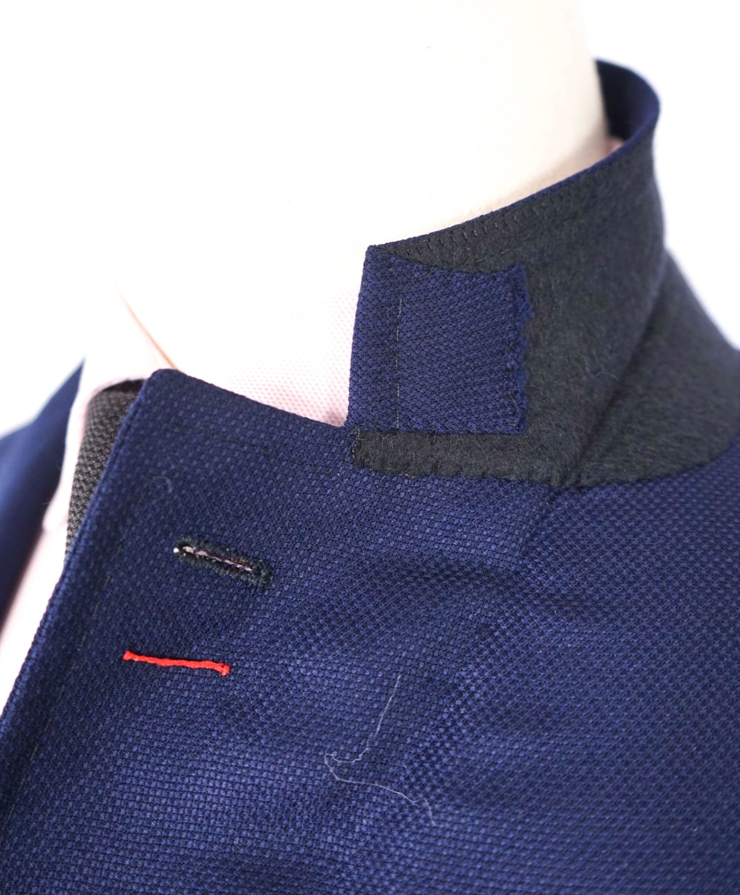 $3,295 ISAIA - Cortina Navy Patch Pocket Wool Blazer - 50R