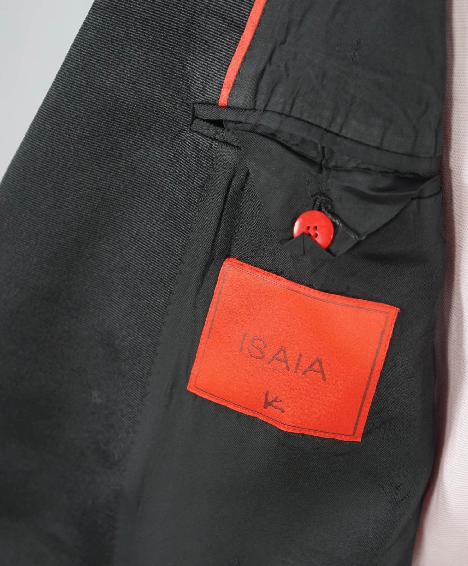 $3,000 ISAIA Solid Black Peak Lapel Tuxedo Dinner Jacket Blazer 48R