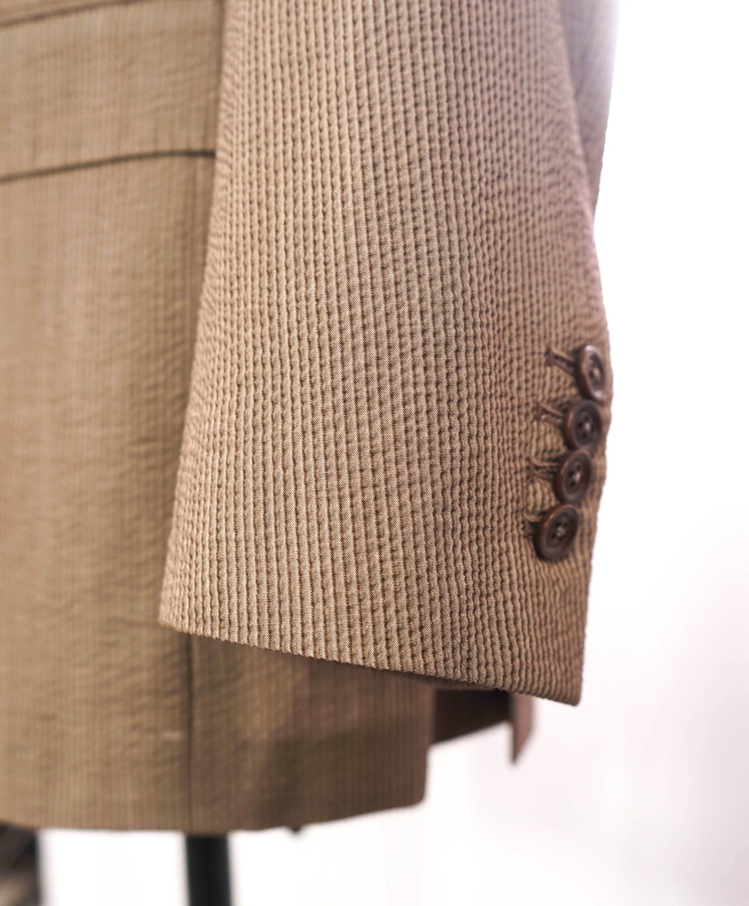 $3,290 ZEGNA "High Performance" Seersucker Wool/Silk Blazer 42R