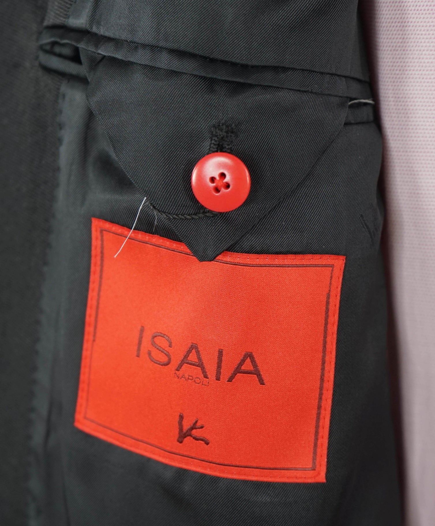 $4,595 ISAIA -"AQUASPIDER" PEAK LAPEL Black Tuxedo- 56R (66EU)