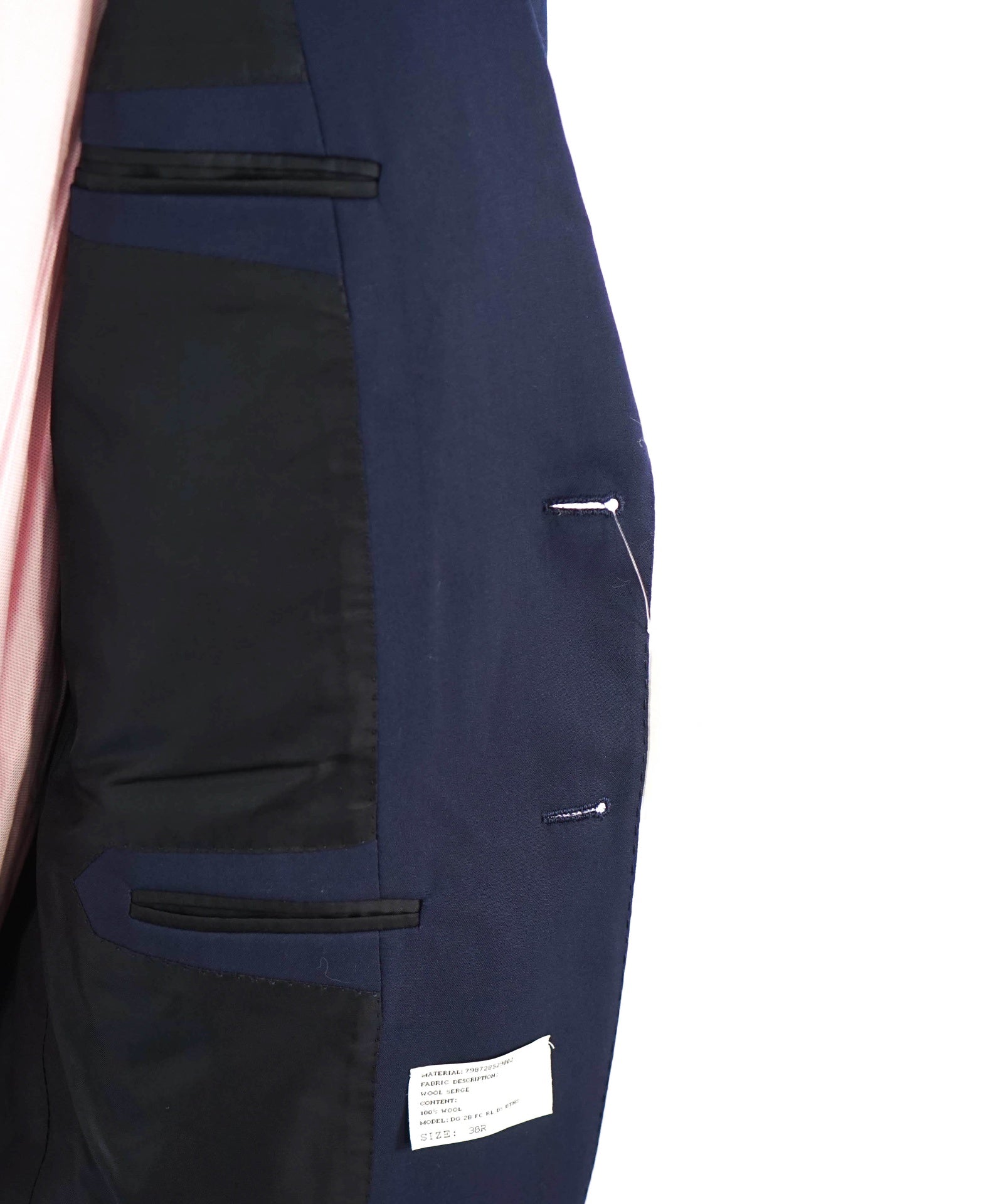 $2,395 RALPH LAUREN PURPLE LABEL - Gold Button Classic Blazer -38R