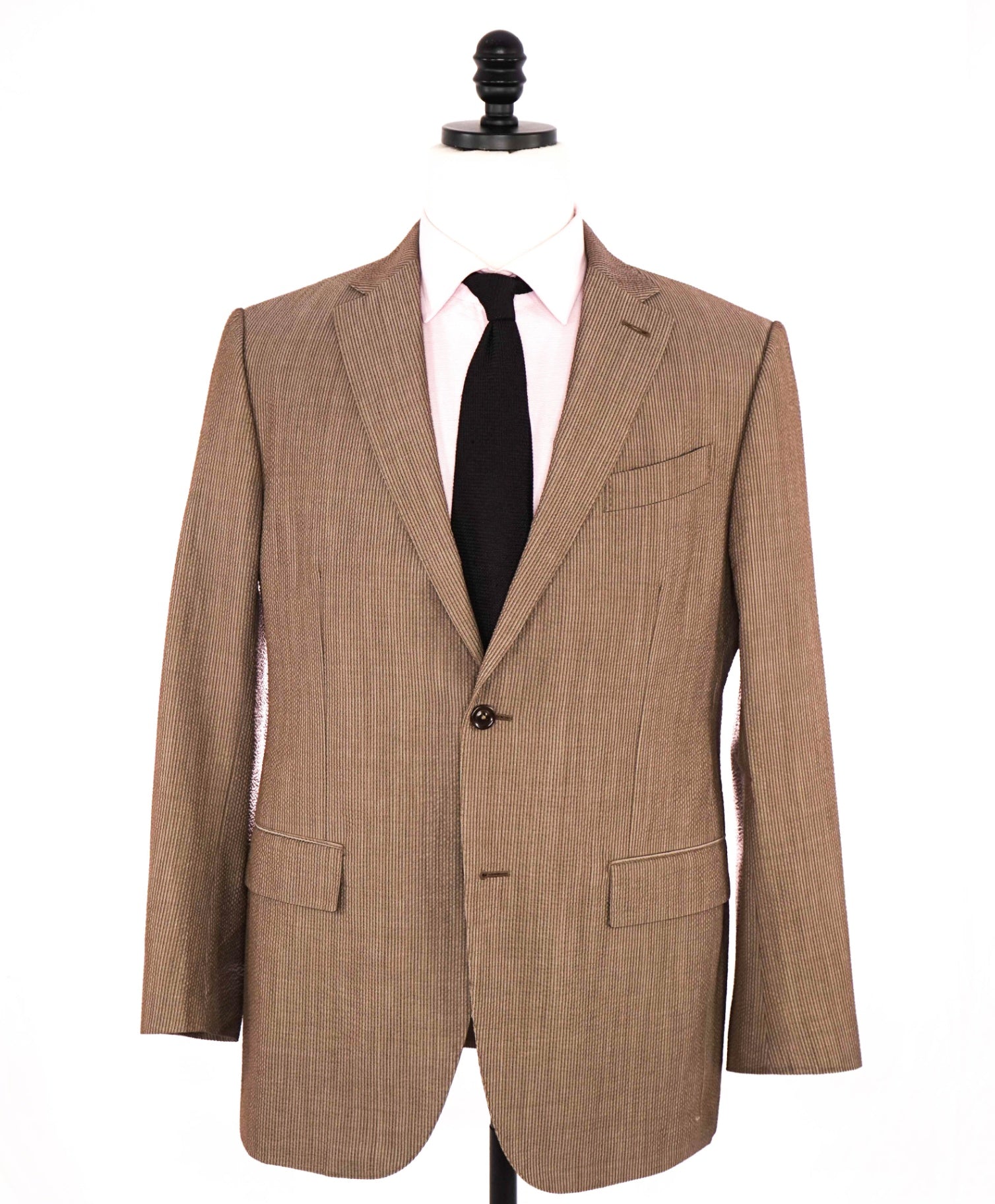 $3,290 ZEGNA "High Performance" Seersucker Wool/Silk Blazer 42R