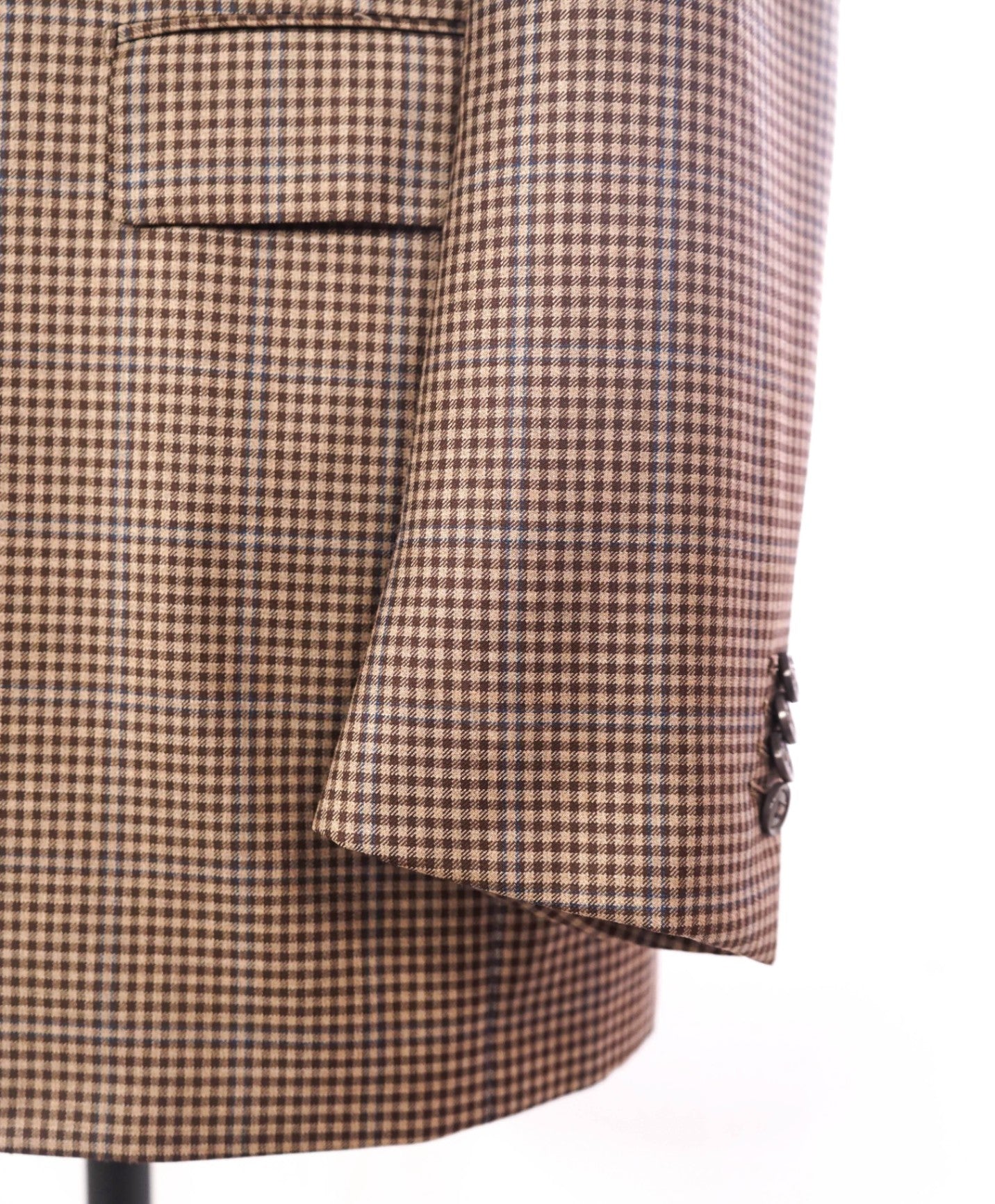 $3,290 Ermenegildo Zegna Light Brown Check Blazer 44L