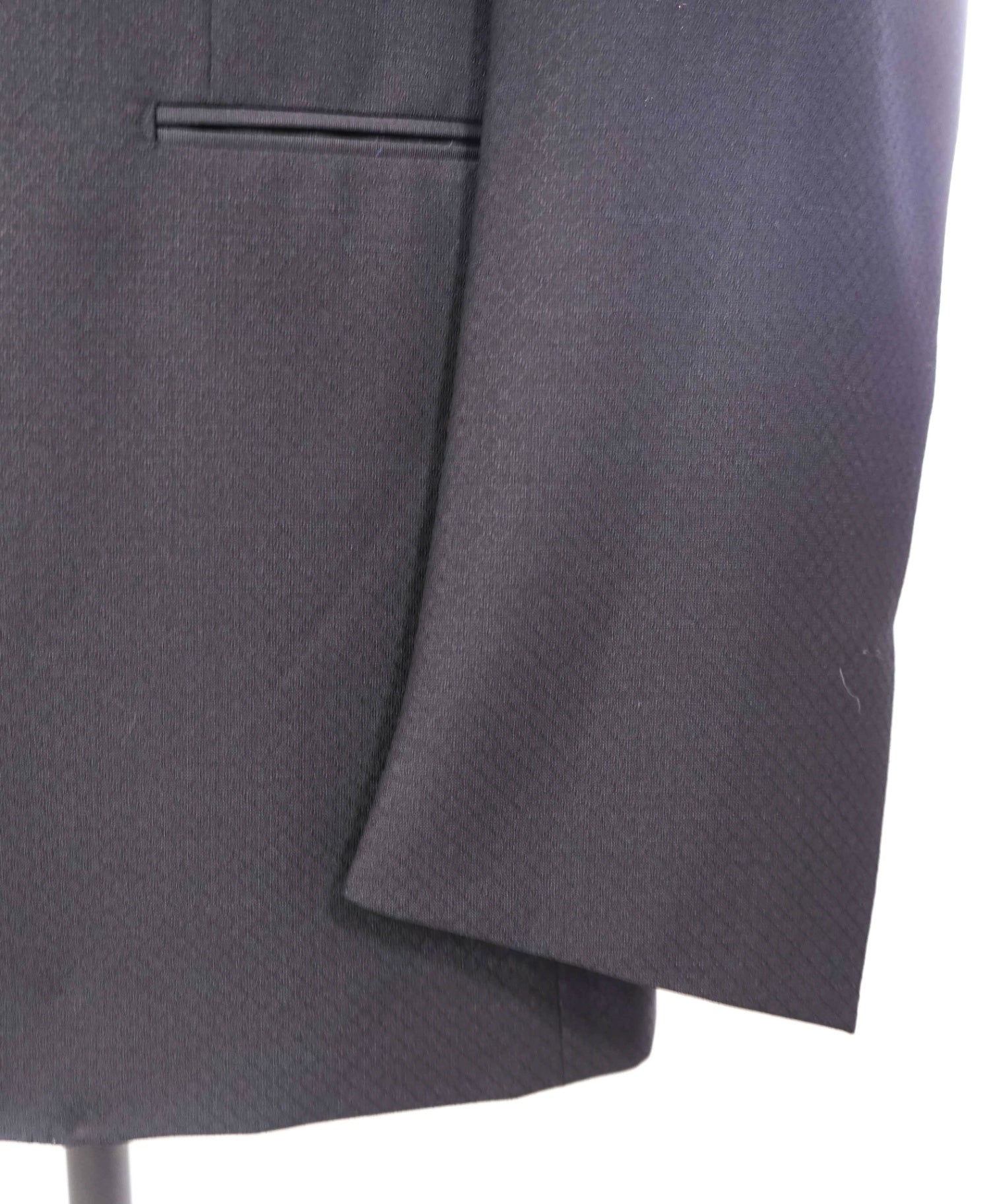 $2,695 ZEGNA Black Diamond Wool/Mohair Dinner Jacket Blazer 44R