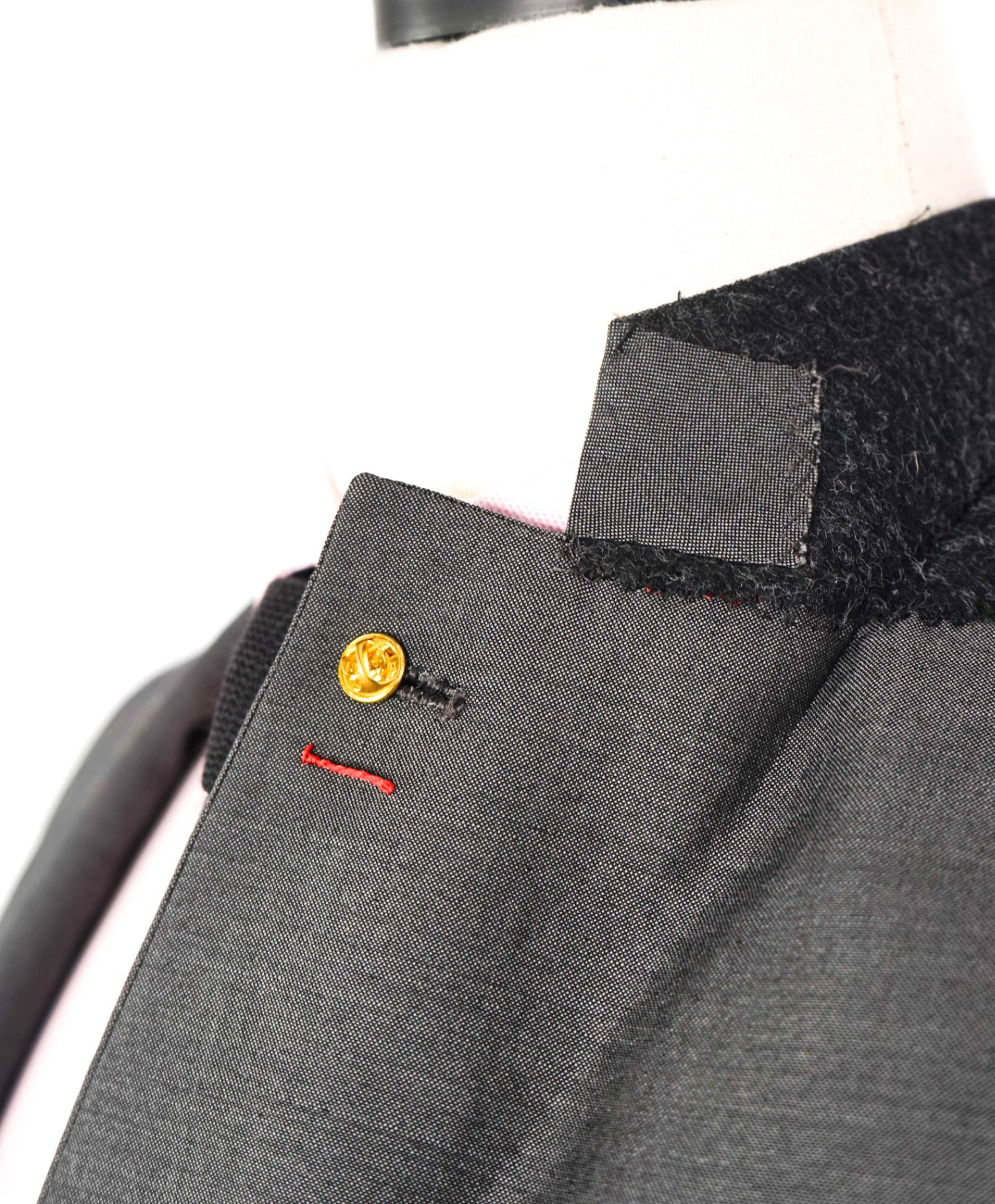 $6,500 ISAIA Solid Gray CUSOTM MADE Wool/Mohair Blazer 50S US