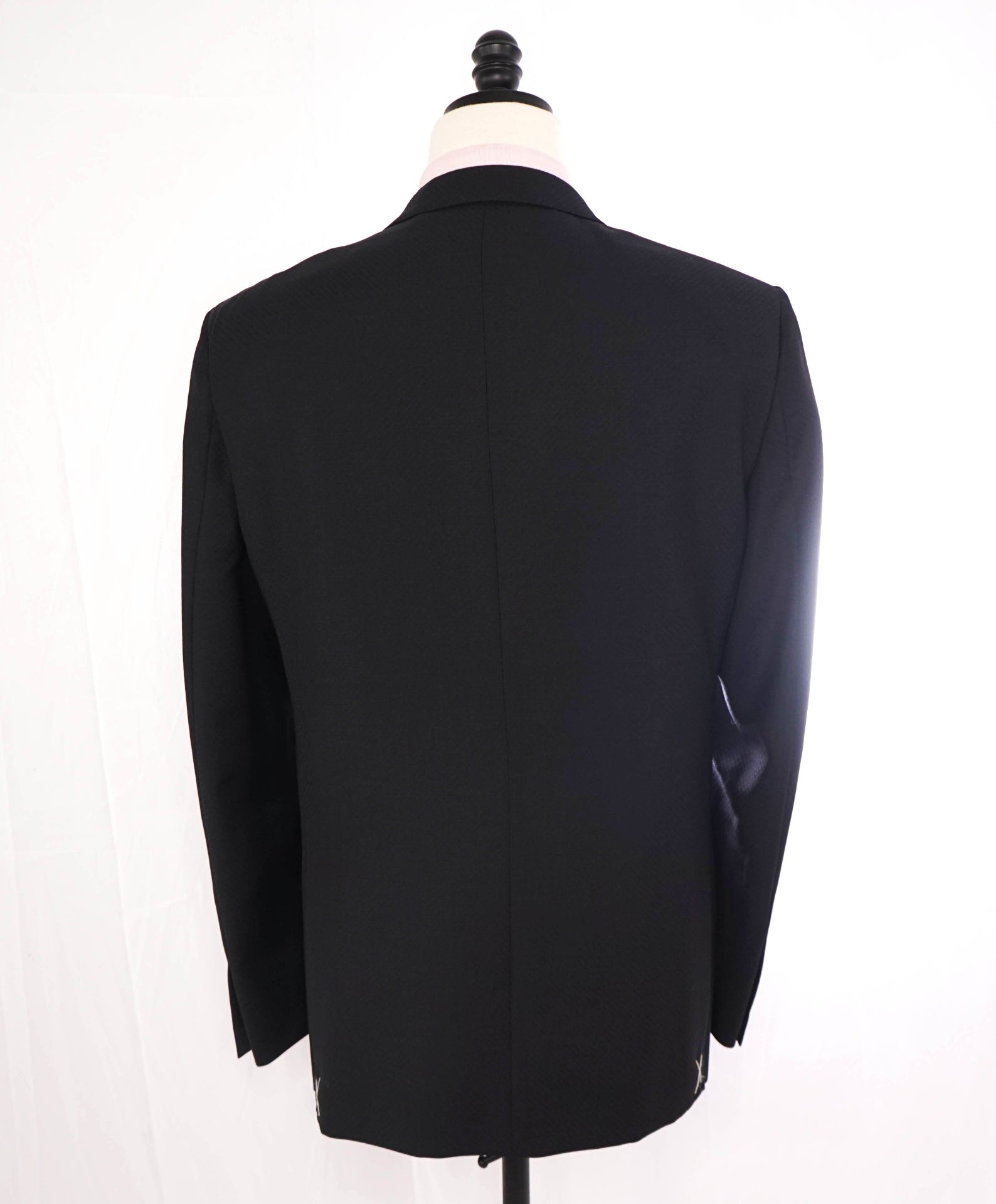 $2,695 ZEGNA Black Diamond Wool/Mohair Dinner Jacket Blazer 44R